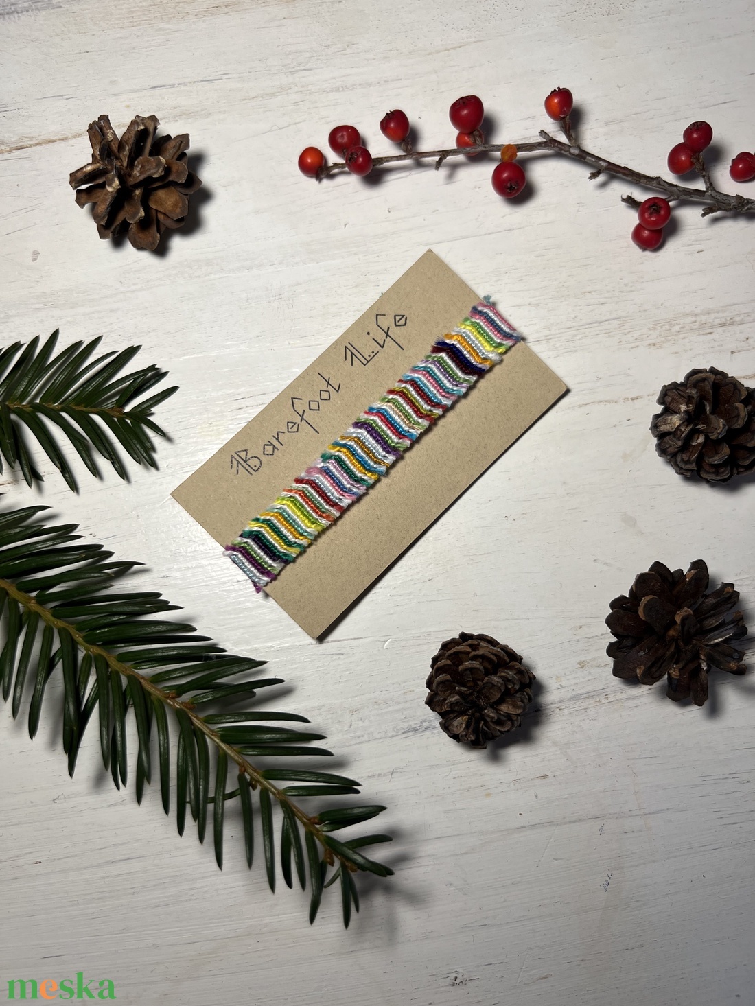 Boho zero waste csomózott karkötő - ékszer - karkötő - fonott karkötő - Meska.hu Boho zero waste csomózott karkötő - ékszer - karkötő - fonott karkötő - Meska.hu