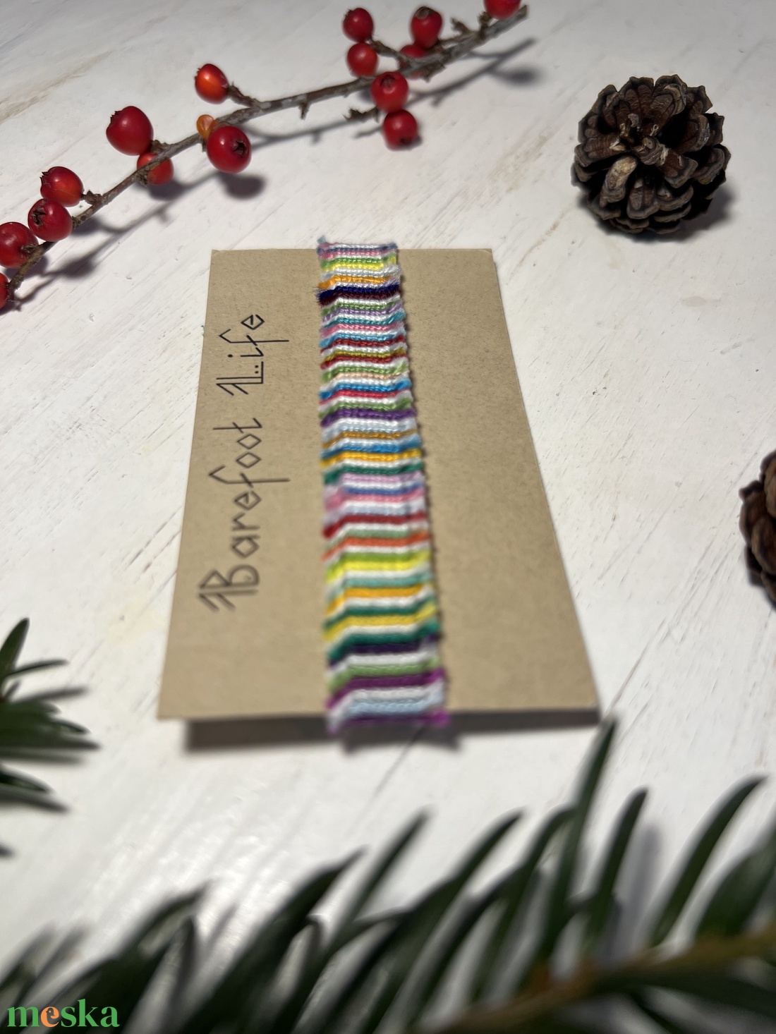 Boho zero waste csomózott karkötő - ékszer - karkötő - fonott karkötő - Meska.hu Boho zero waste csomózott karkötő - ékszer - karkötő - fonott karkötő - Meska.hu