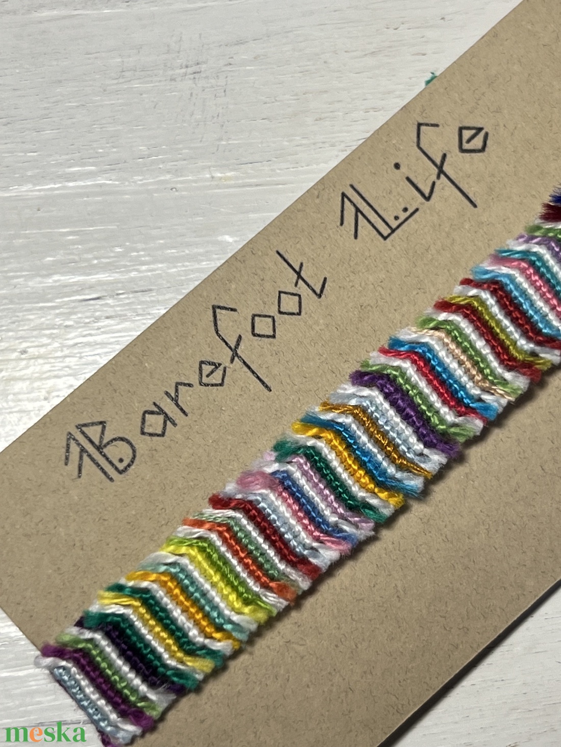 Boho zero waste csomózott karkötő - ékszer - karkötő - fonott karkötő - Meska.hu Boho zero waste csomózott karkötő - ékszer - karkötő - fonott karkötő - Meska.hu