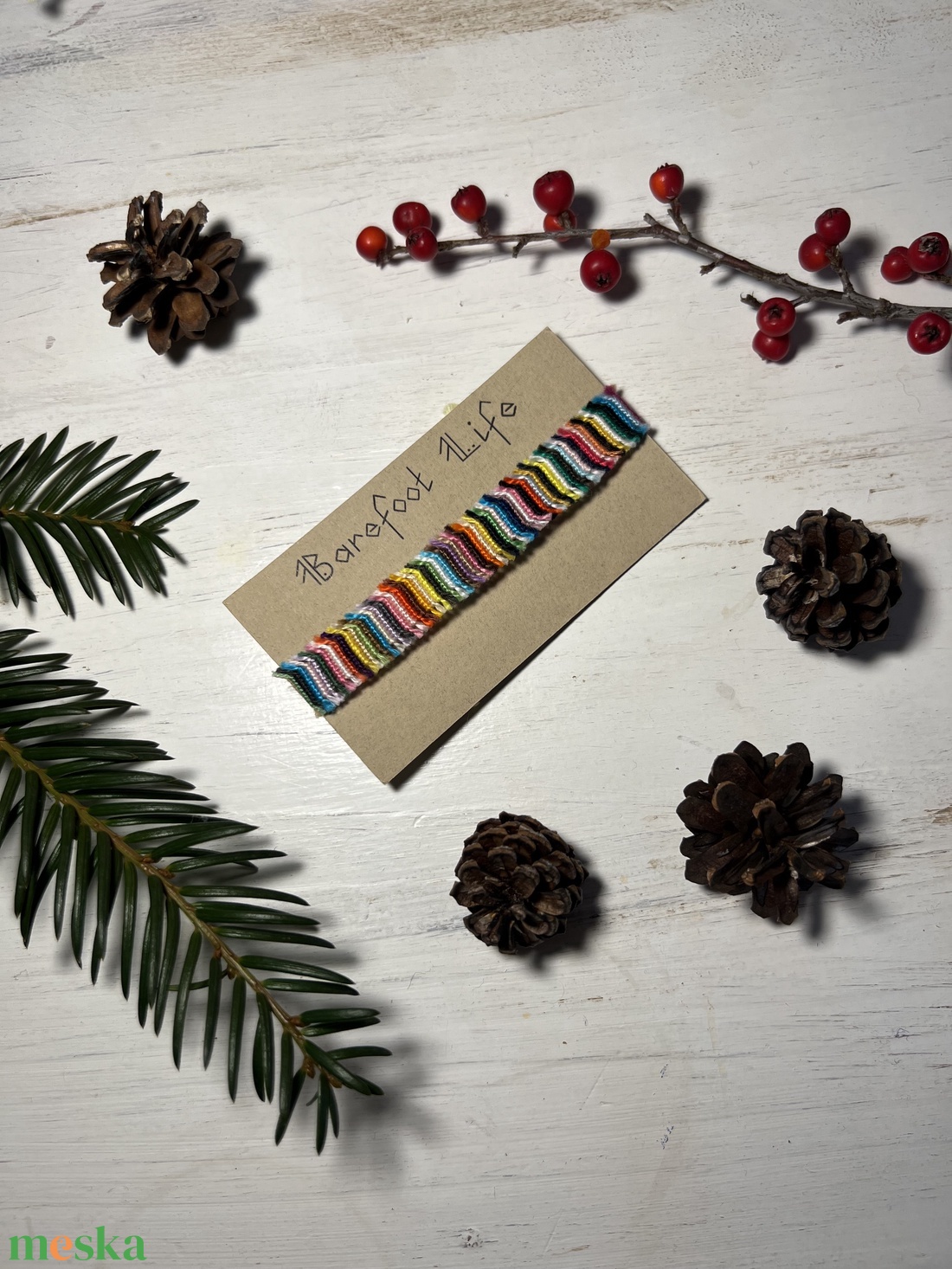 Boho zero waste csomózott karkötő - ékszer - karkötő - fonott karkötő - Meska.hu Boho zero waste csomózott karkötő - ékszer - karkötő - fonott karkötő - Meska.hu