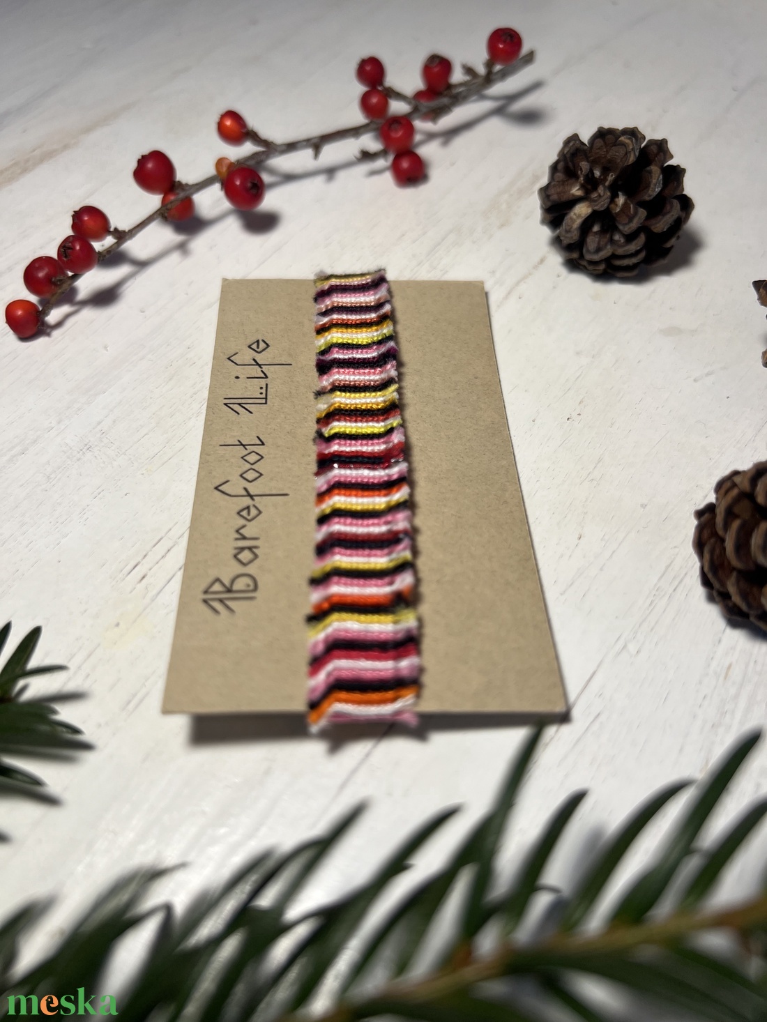 Boho zero waste csomózott karkötő - ékszer - karkötő - fonott karkötő - Meska.hu Boho zero waste csomózott karkötő - ékszer - karkötő - fonott karkötő - Meska.hu