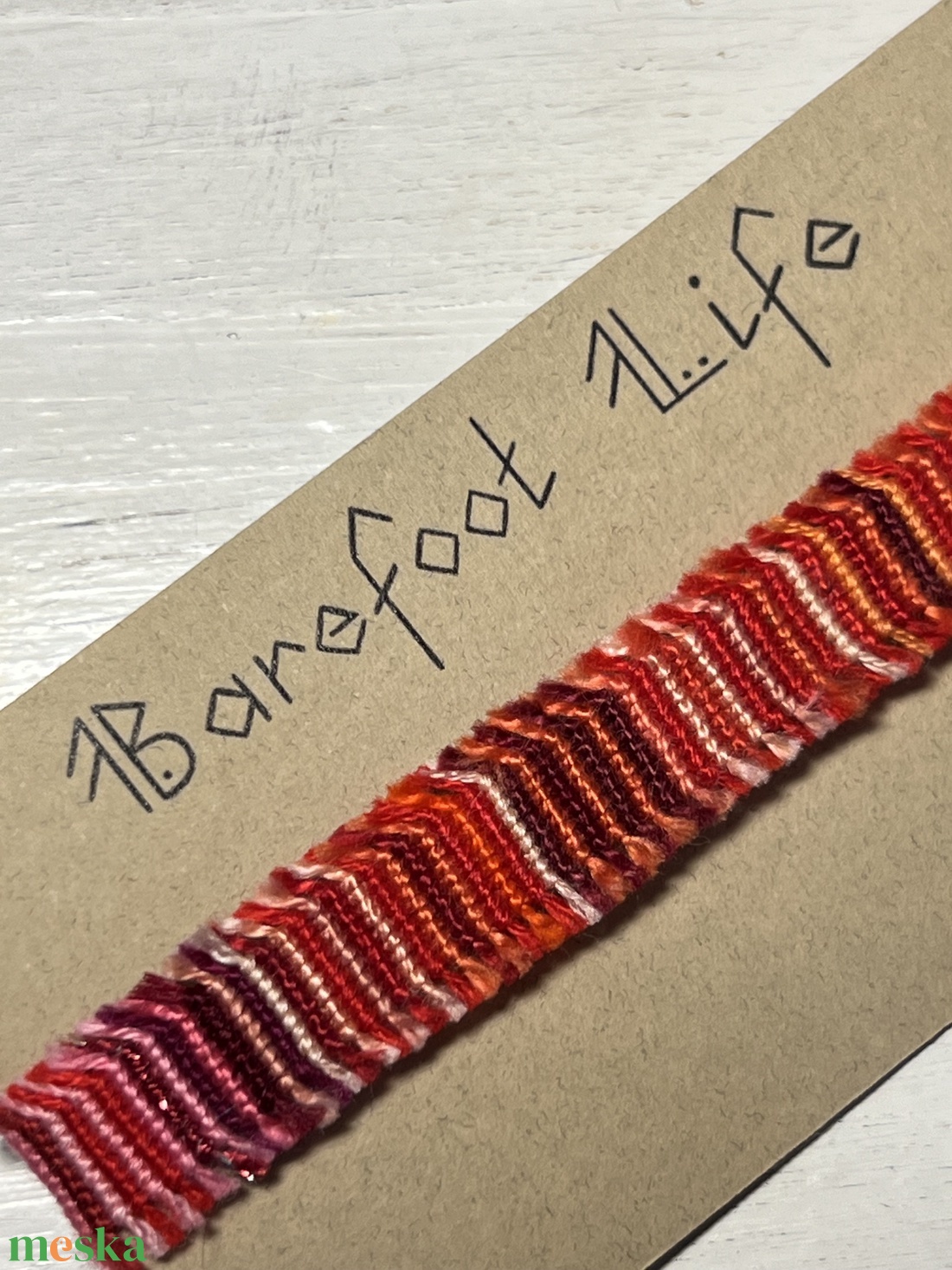 Boho zero waste csomózott karkötő - ékszer - karkötő - fonott karkötő - Meska.hu Boho zero waste csomózott karkötő - ékszer - karkötő - fonott karkötő - Meska.hu