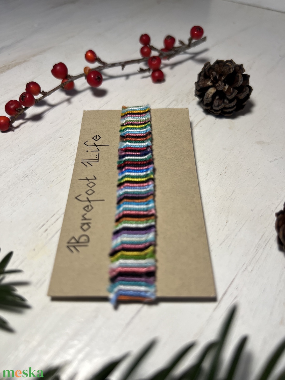 Boho zero waste csomózott karkötő - ékszer - karkötő - fonott karkötő - Meska.hu Boho zero waste csomózott karkötő - ékszer - karkötő - fonott karkötő - Meska.hu