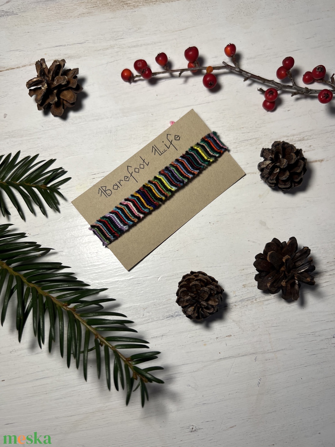 Boho zero waste csomózott karkötő - ékszer - karkötő - fonott karkötő - Meska.hu Boho zero waste csomózott karkötő - ékszer - karkötő - fonott karkötő - Meska.hu