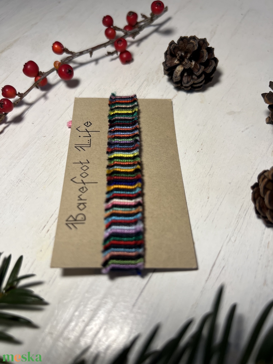 Boho zero waste csomózott karkötő - ékszer - karkötő - fonott karkötő - Meska.hu Boho zero waste csomózott karkötő - ékszer - karkötő - fonott karkötő - Meska.hu