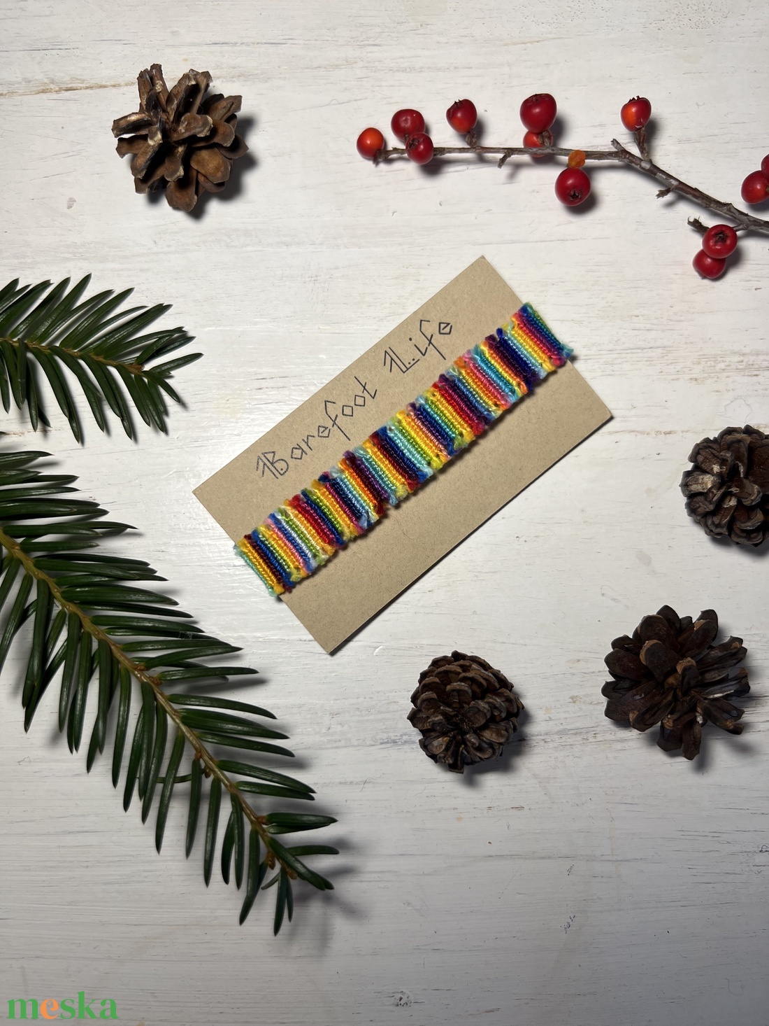 Boho zero waste csomózott karkötő - ékszer - karkötő - fonott karkötő - Meska.hu Boho zero waste csomózott karkötő - ékszer - karkötő - fonott karkötő - Meska.hu