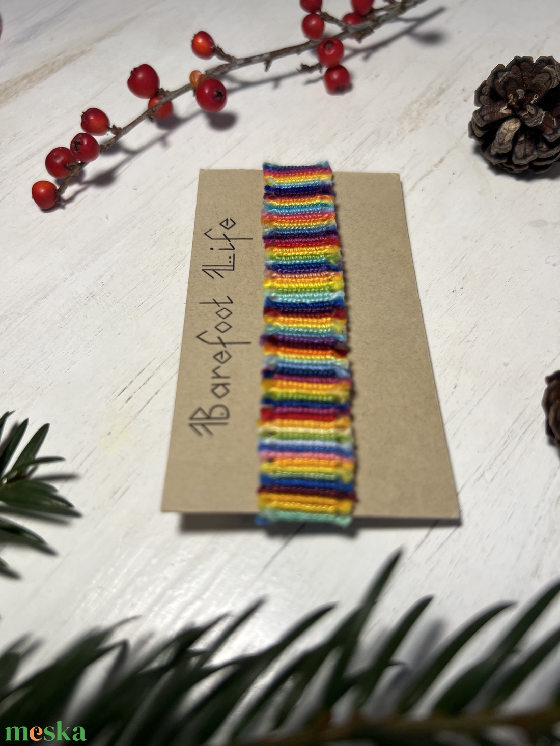 Boho zero waste csomózott karkötő - ékszer - karkötő - fonott karkötő - Meska.hu Boho zero waste csomózott karkötő - ékszer - karkötő - fonott karkötő - Meska.hu