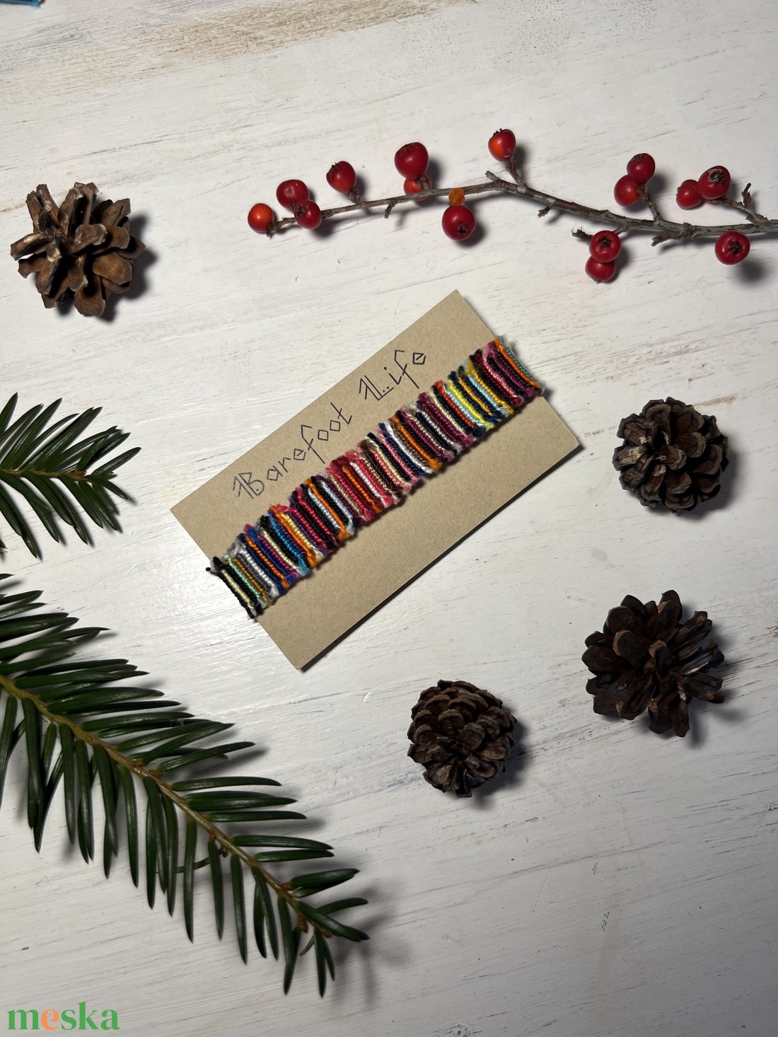 Boho zero waste csomózott karkötő - ékszer - karkötő - fonott karkötő - Meska.hu Boho zero waste csomózott karkötő - ékszer - karkötő - fonott karkötő - Meska.hu