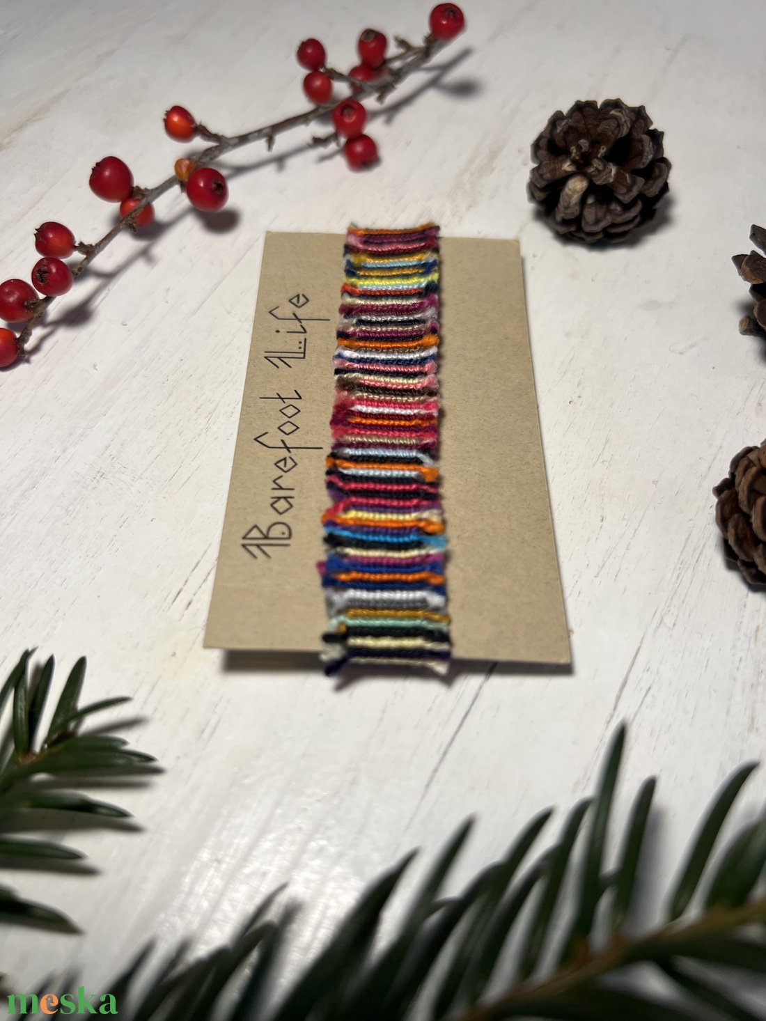 Boho zero waste csomózott karkötő - ékszer - karkötő - fonott karkötő - Meska.hu Boho zero waste csomózott karkötő - ékszer - karkötő - fonott karkötő - Meska.hu