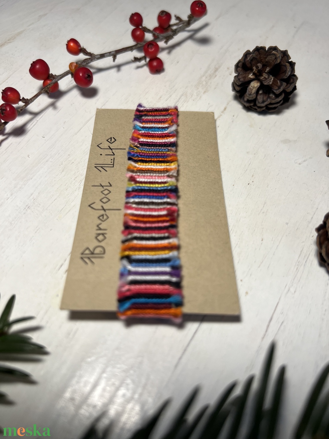 Boho zero waste csomózott karkötő - ékszer - karkötő - fonott karkötő - Meska.hu Boho zero waste csomózott karkötő - ékszer - karkötő - fonott karkötő - Meska.hu