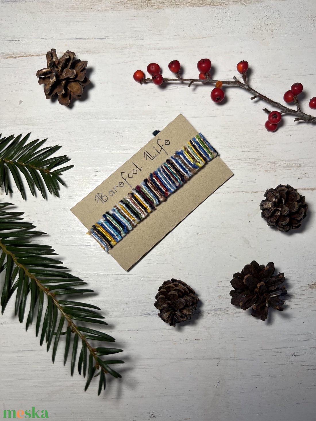 Boho zero waste csomózott karkötő - ékszer - karkötő - fonott karkötő - Meska.hu Boho zero waste csomózott karkötő - ékszer - karkötő - fonott karkötő - Meska.hu