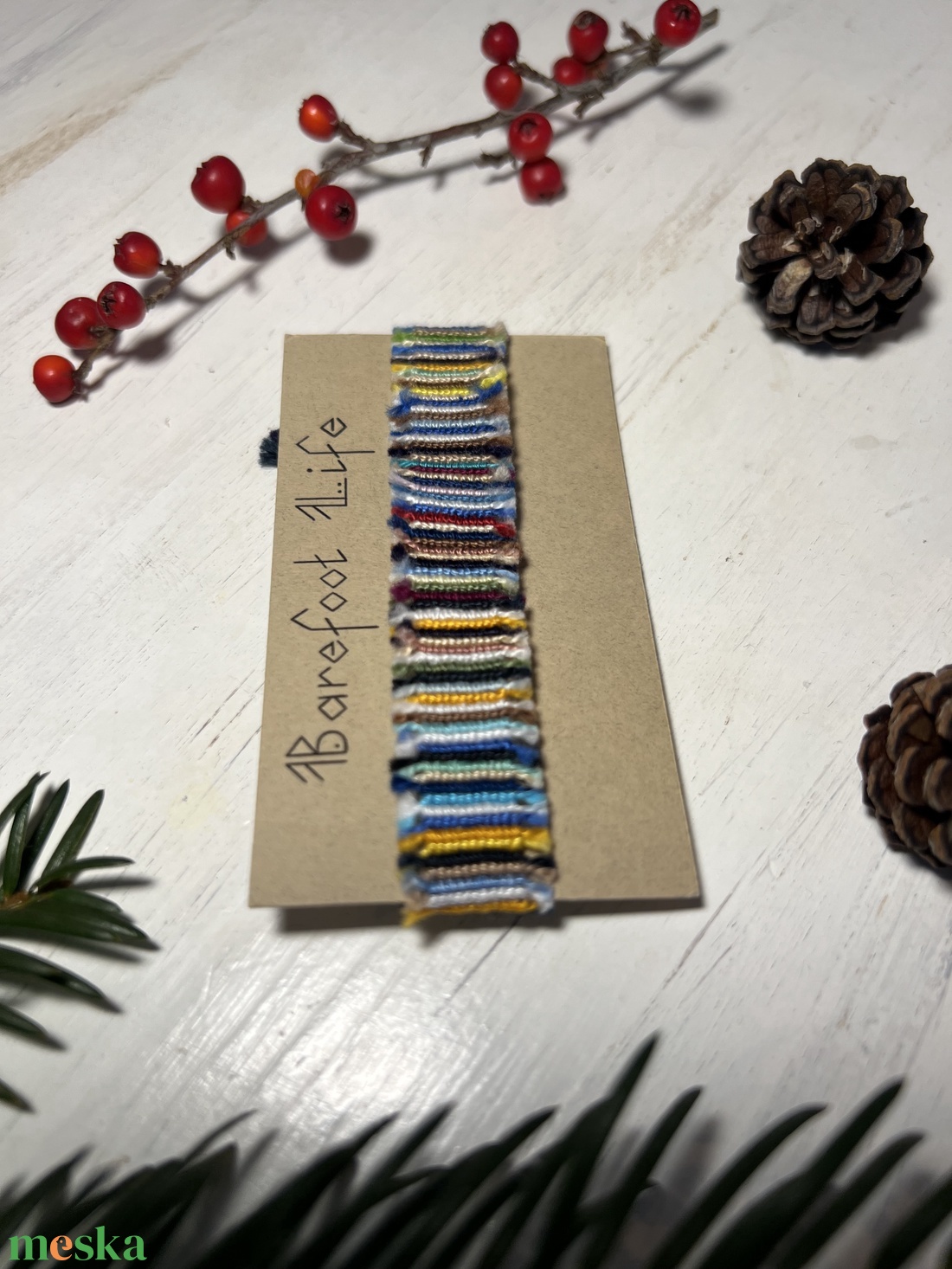 Boho zero waste csomózott karkötő - ékszer - karkötő - fonott karkötő - Meska.hu Boho zero waste csomózott karkötő - ékszer - karkötő - fonott karkötő - Meska.hu