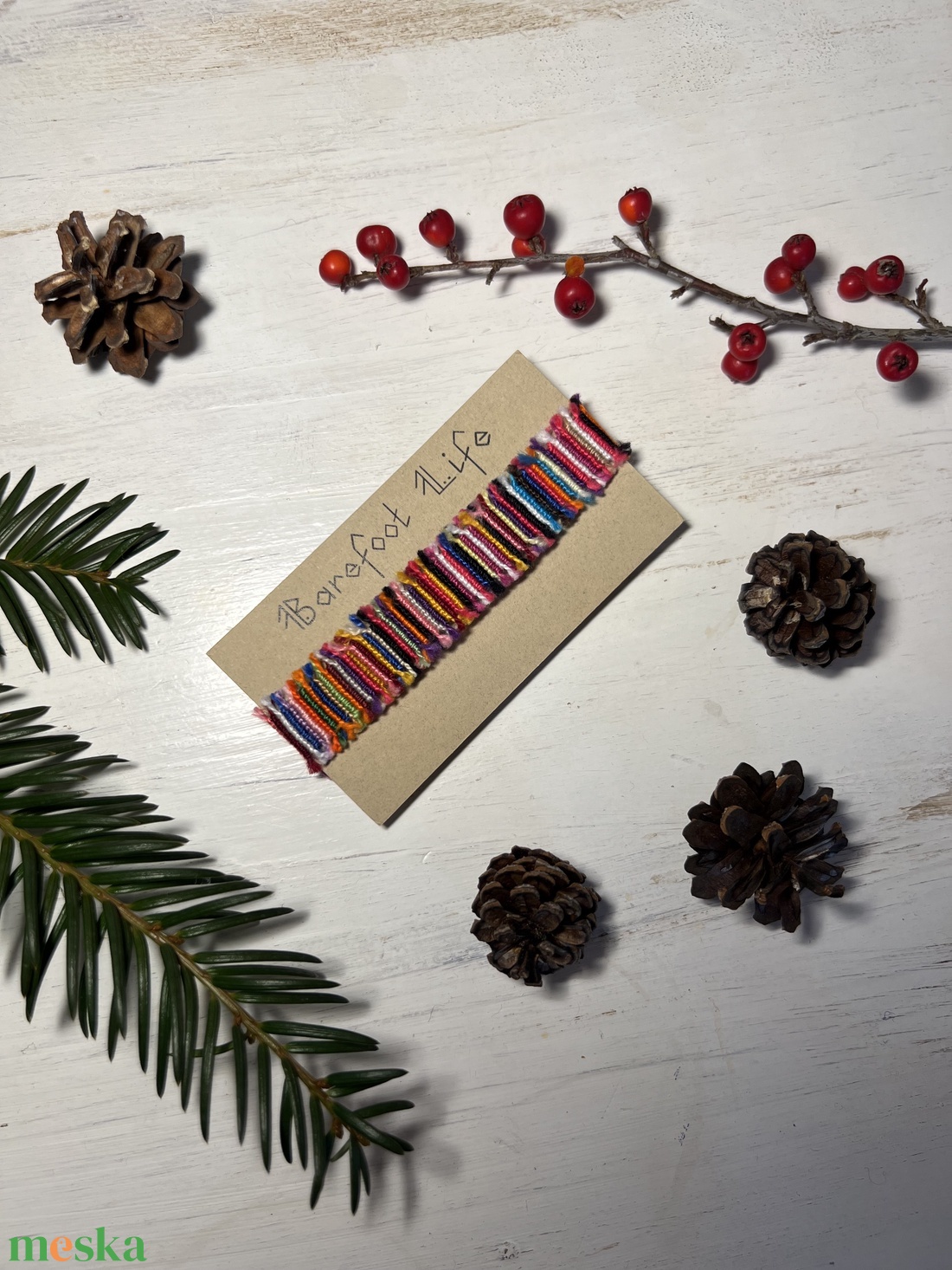 Boho zero waste csomózott karkötő - ékszer - karkötő - fonott karkötő - Meska.hu Boho zero waste csomózott karkötő - ékszer - karkötő - fonott karkötő - Meska.hu