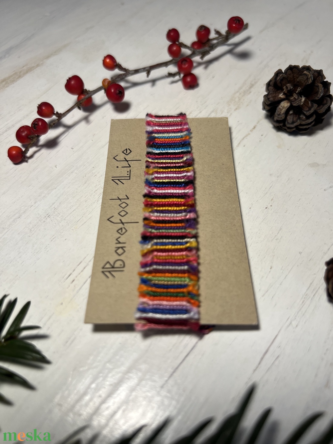 Boho zero waste csomózott karkötő - ékszer - karkötő - fonott karkötő - Meska.hu Boho zero waste csomózott karkötő - ékszer - karkötő - fonott karkötő - Meska.hu