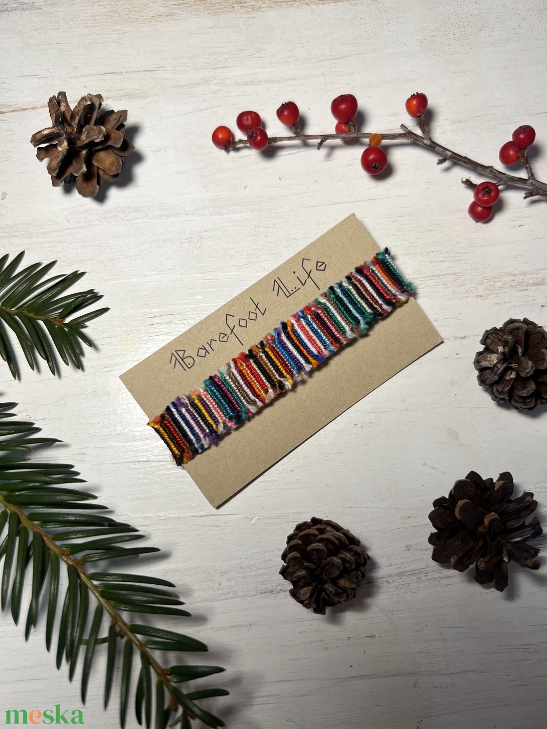 Boho zero waste csomózott karkötő - ékszer - karkötő - fonott karkötő - Meska.hu Boho zero waste csomózott karkötő - ékszer - karkötő - fonott karkötő - Meska.hu