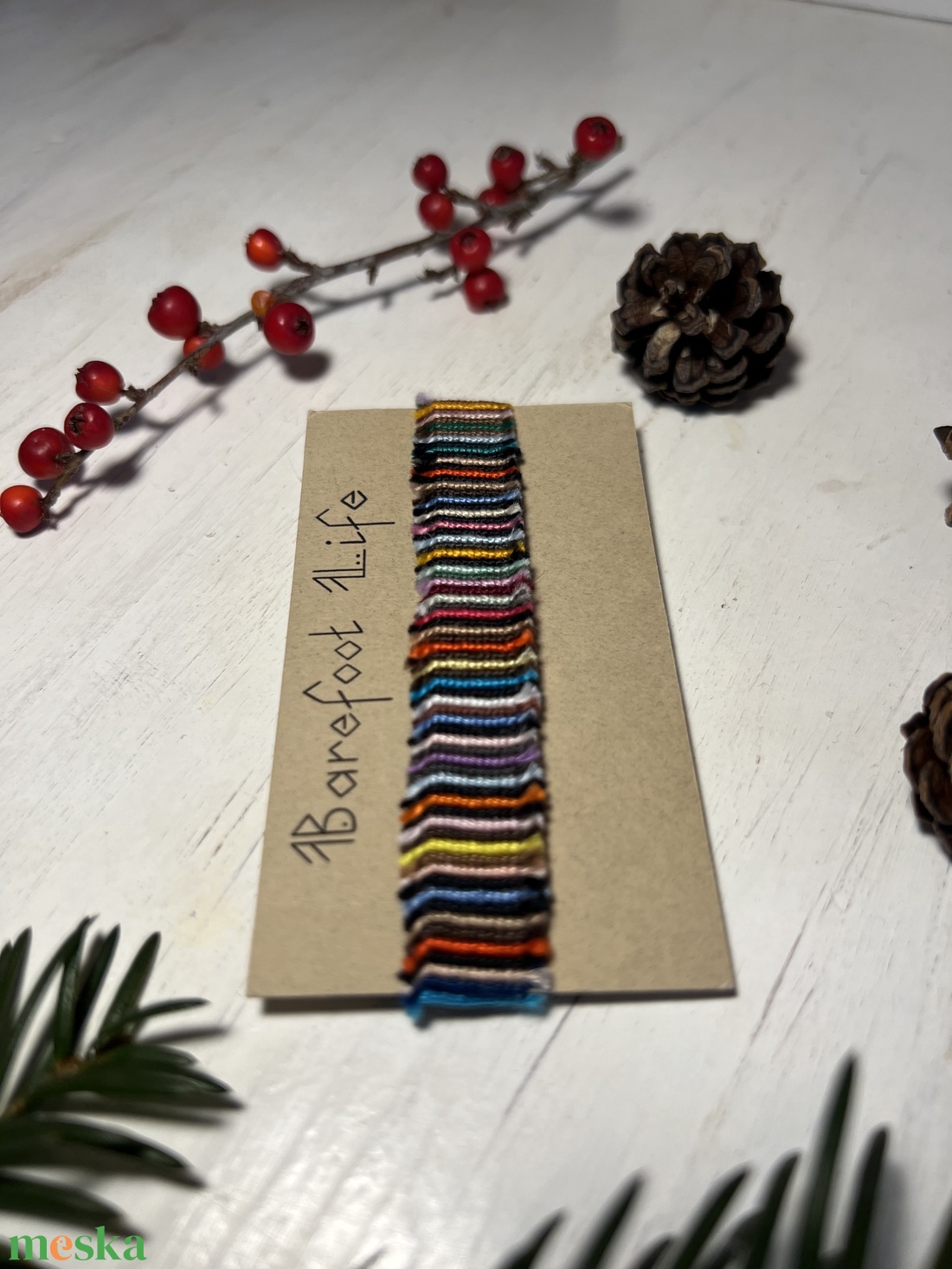 Boho zero waste csomózott karkötő - ékszer - karkötő - fonott karkötő - Meska.hu Boho zero waste csomózott karkötő - ékszer - karkötő - fonott karkötő - Meska.hu