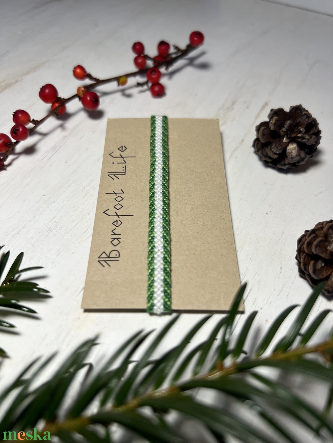 Fűzöld csomózott karkötő - ékszer - karkötő - fonott karkötő - Meska.hu Fűzöld csomózott karkötő - ékszer - karkötő - fonott karkötő - Meska.hu