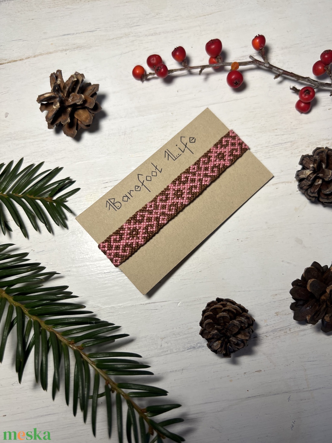 Vintage rose csomózott karkötő - ékszer - karkötő - fonott karkötő - Meska.hu Vintage rose csomózott karkötő - ékszer - karkötő - fonott karkötő - Meska.hu