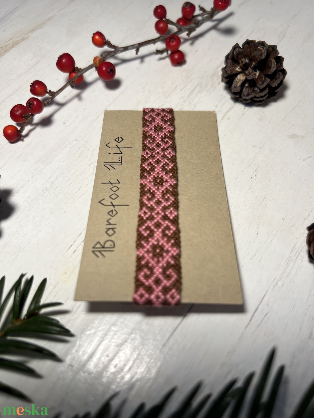 Vintage rose csomózott karkötő - ékszer - karkötő - fonott karkötő - Meska.hu Vintage rose csomózott karkötő - ékszer - karkötő - fonott karkötő - Meska.hu