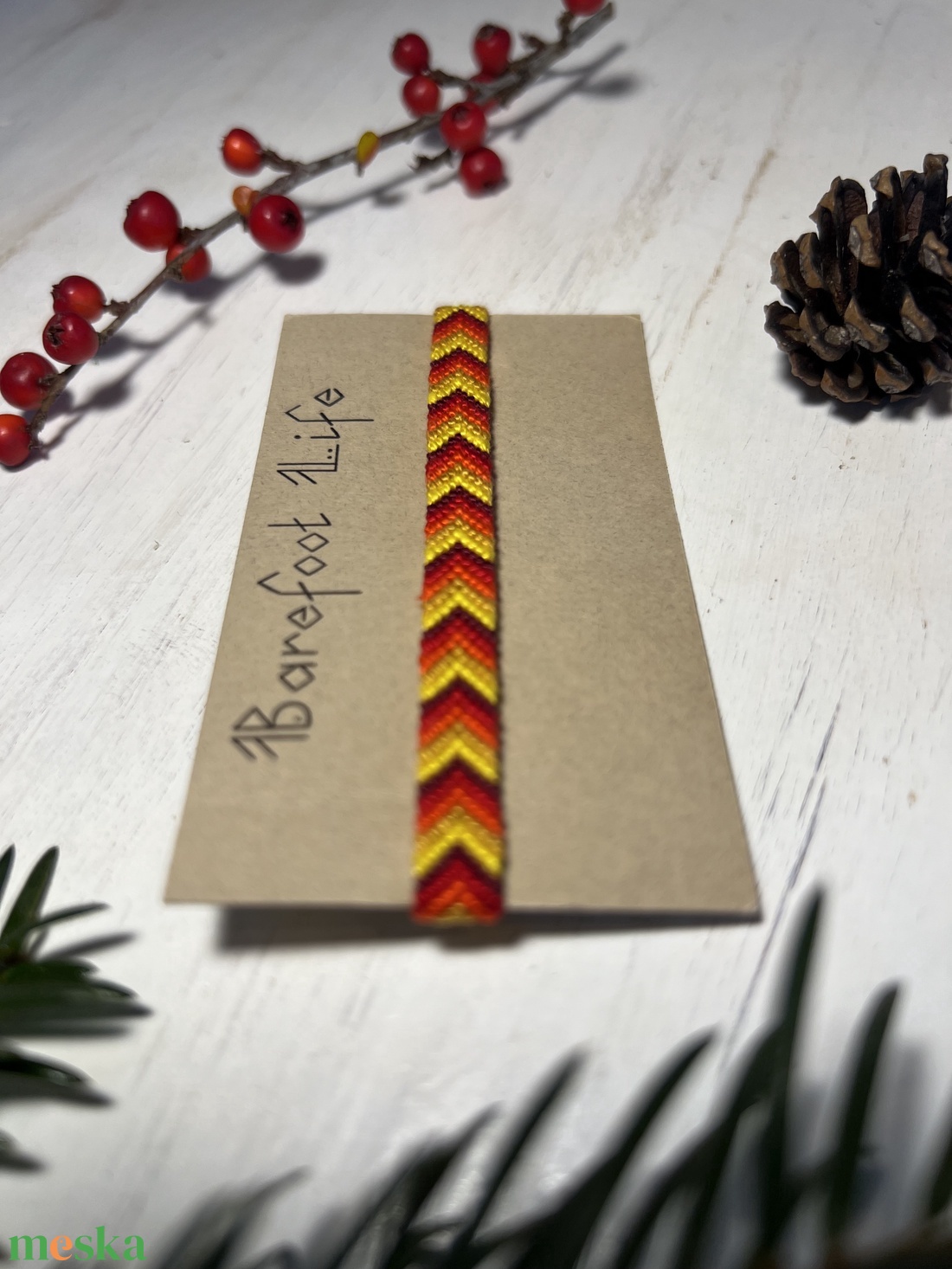 Meleg nyári nap csomózott karkötő - ékszer - karkötő - fonott karkötő - Meska.hu Meleg nyári nap csomózott karkötő - ékszer - karkötő - fonott karkötő - Meska.hu