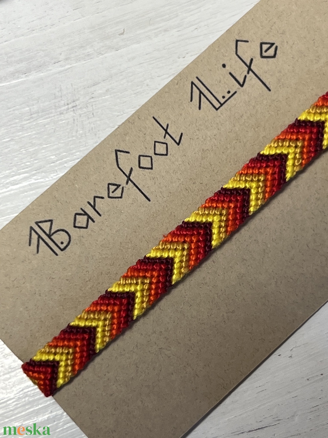 Meleg nyári nap csomózott karkötő - ékszer - karkötő - fonott karkötő - Meska.hu Meleg nyári nap csomózott karkötő - ékszer - karkötő - fonott karkötő - Meska.hu