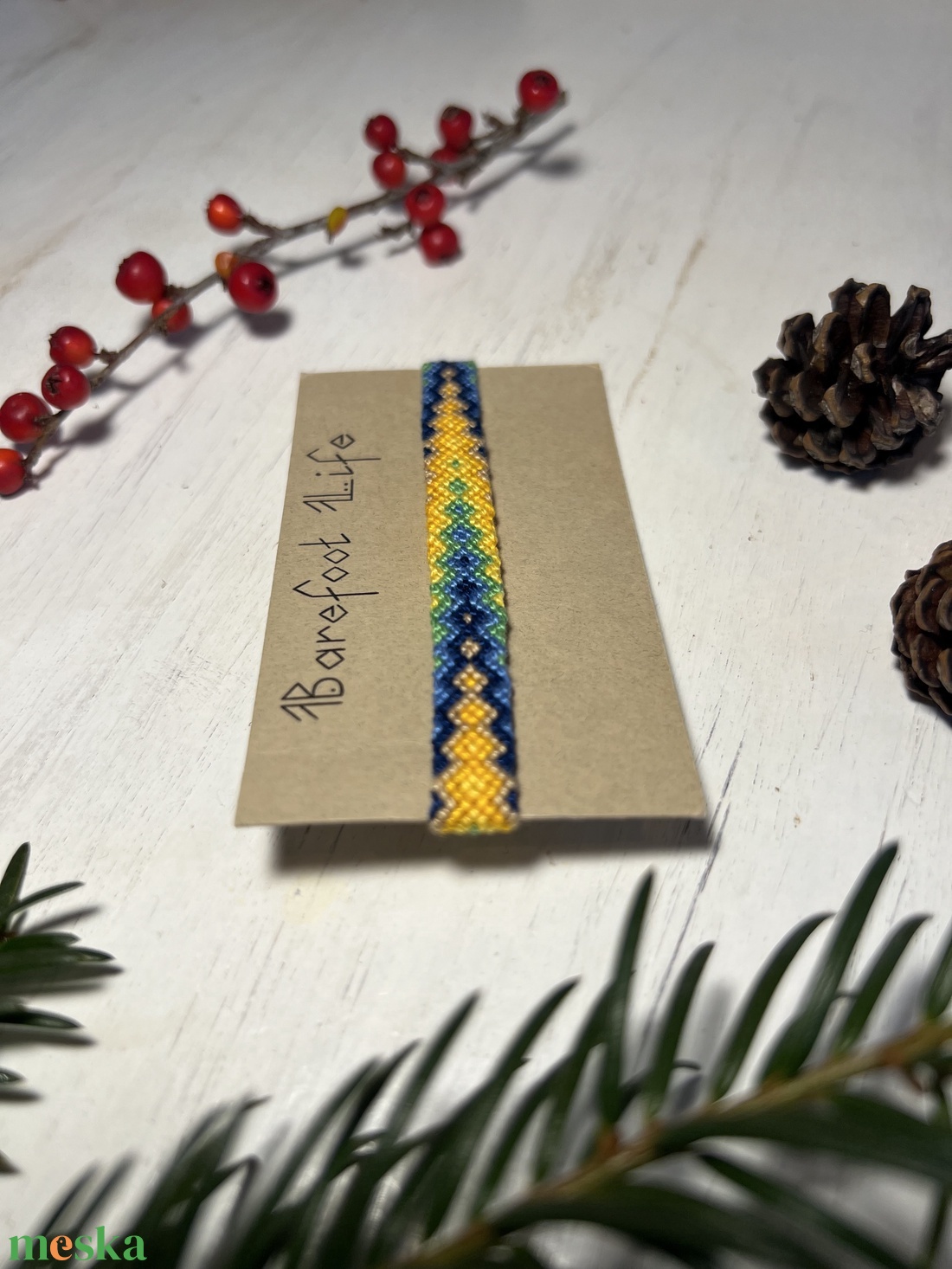 Napsütötte égbolt csomózott karkötő - ékszer - karkötő - fonott karkötő - Meska.hu Napsütötte égbolt csomózott karkötő - ékszer - karkötő - fonott karkötő - Meska.hu