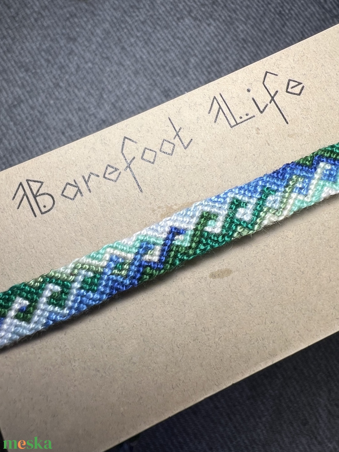 �Balaton csomózott karkötő - ékszer - karkötő - fonott karkötő - Meska.hu