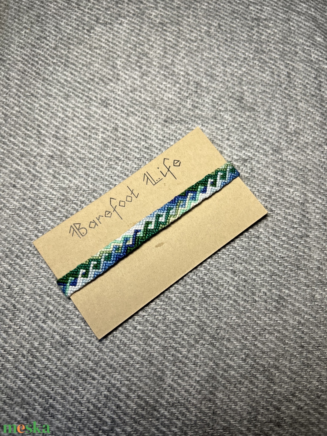 �Balaton csomózott karkötő - ékszer - karkötő - fonott karkötő - Meska.hu