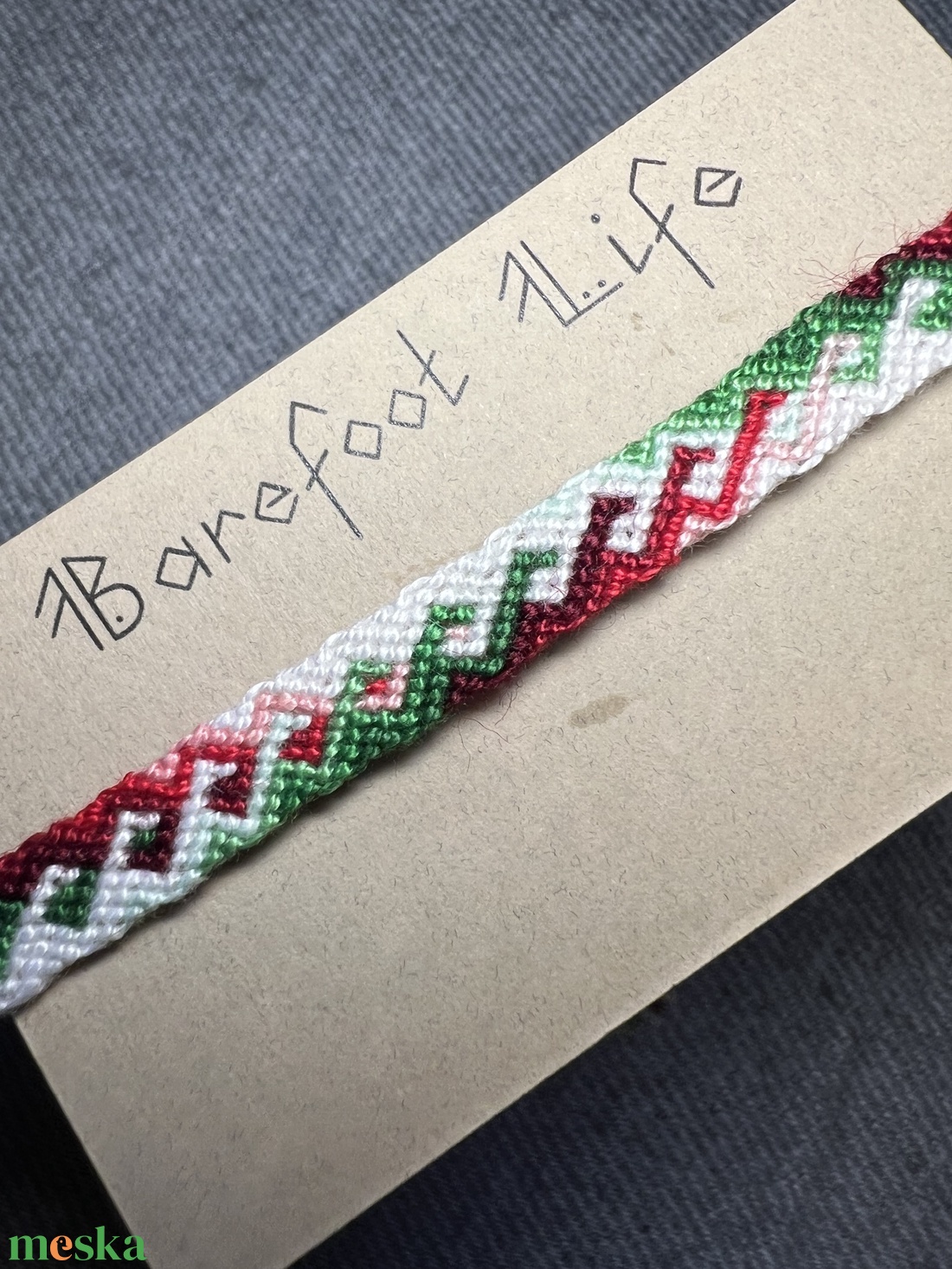 �Hazafi csomózott karkötő - ékszer - karkötő - fonott karkötő - Meska.hu