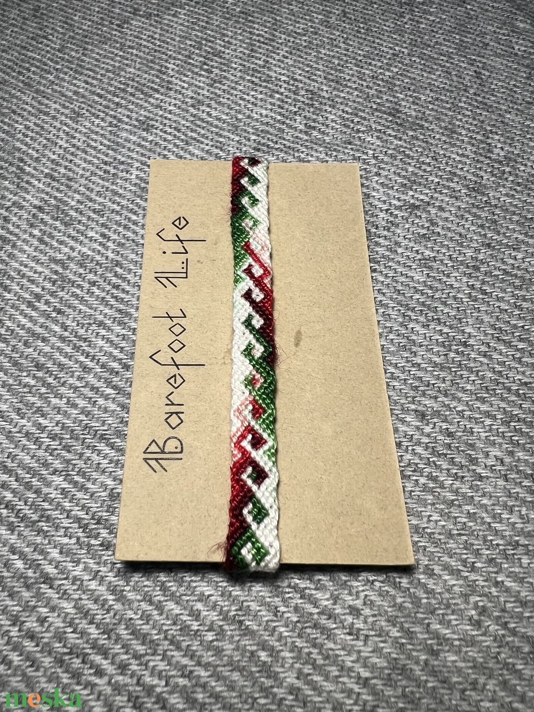 �Hazafi csomózott karkötő - ékszer - karkötő - fonott karkötő - Meska.hu