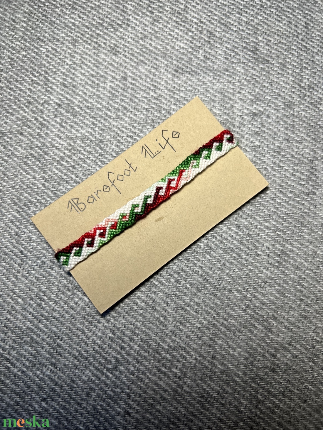 �Hazafi csomózott karkötő - ékszer - karkötő - fonott karkötő - Meska.hu