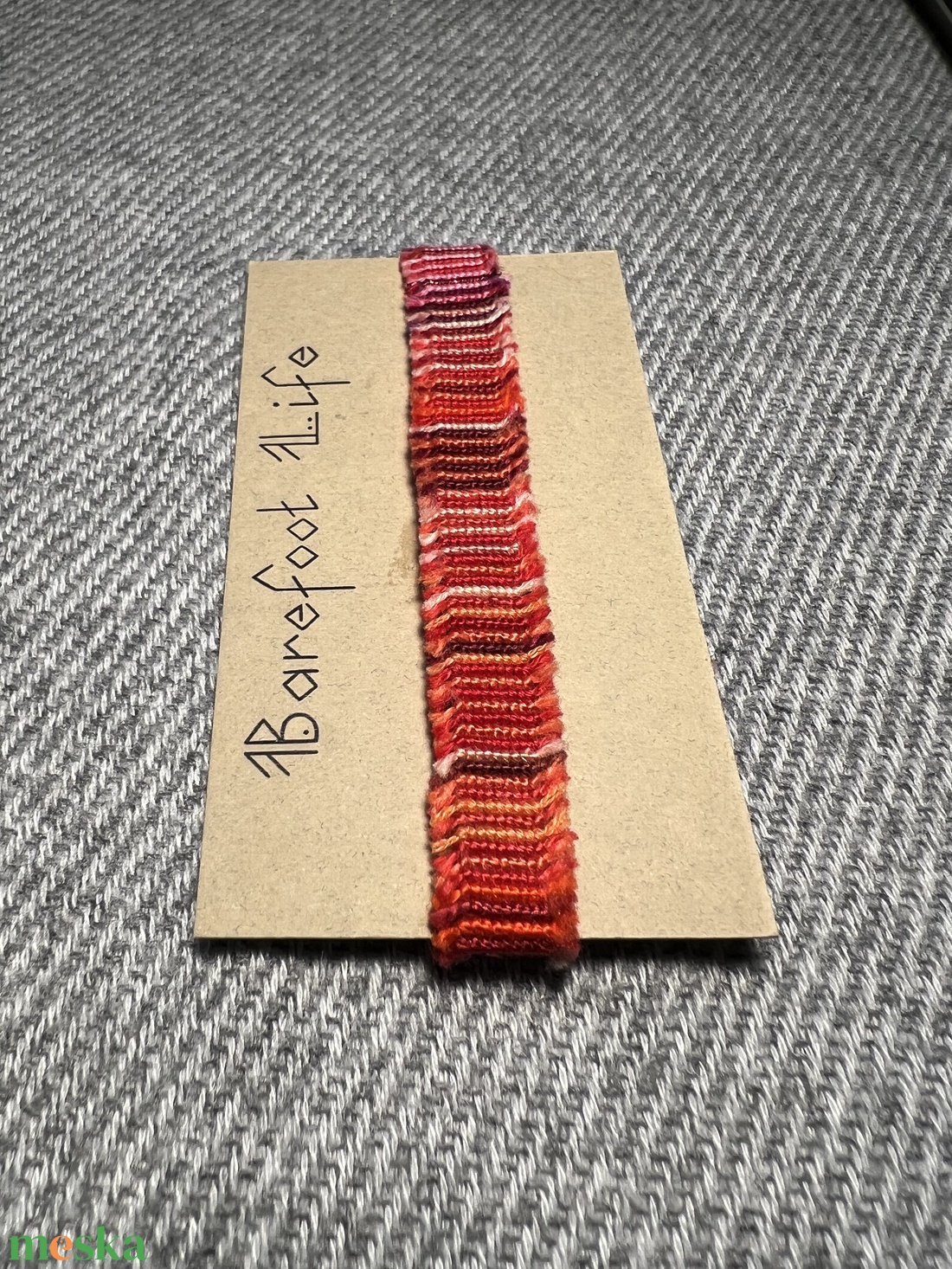 �Boho zero waste csomózott karkötő - ékszer - karkötő - fonott karkötő - Meska.hu