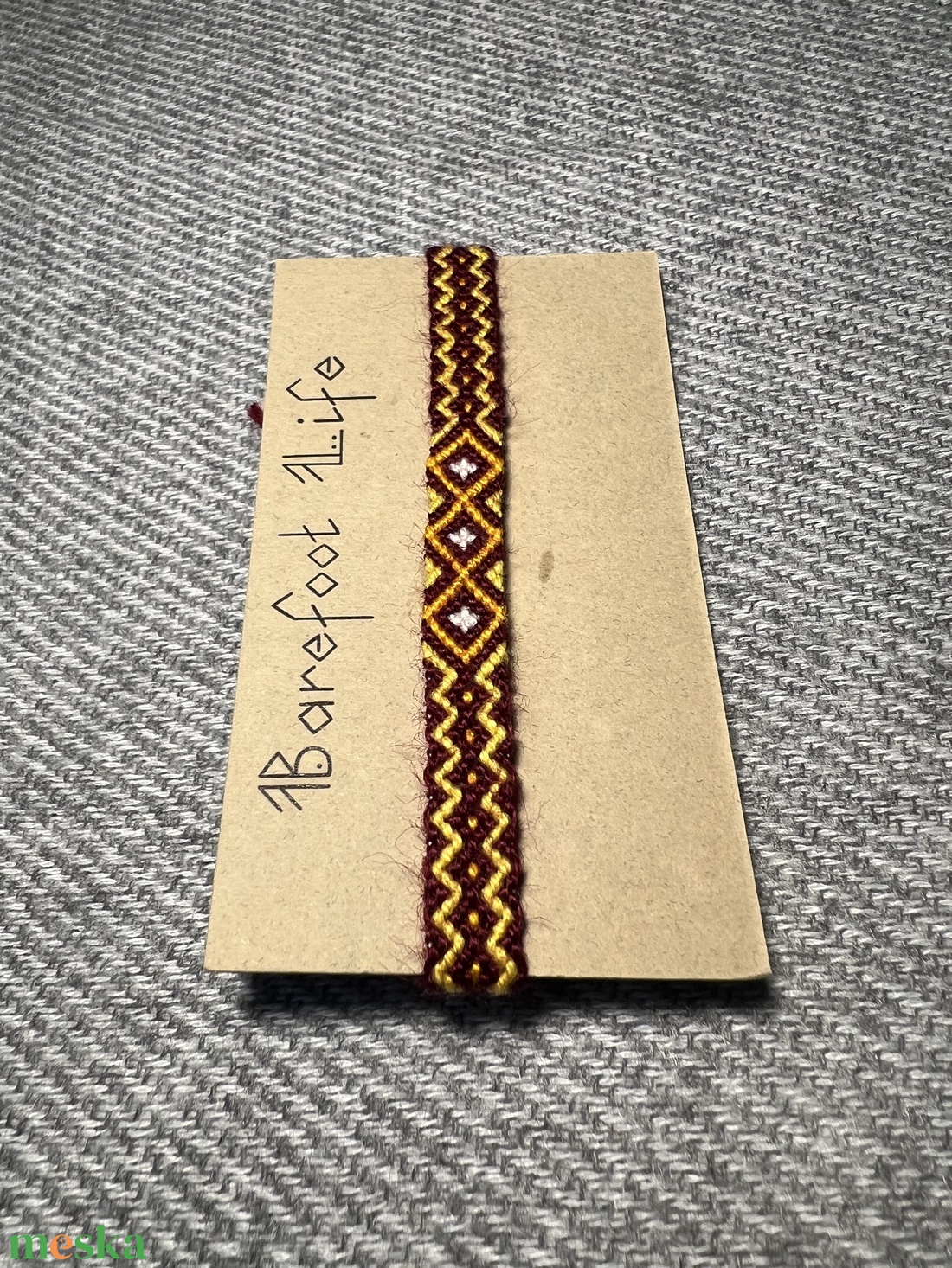 �Törzsfőnök lánya csomózott karkötő - ékszer - karkötő - fonott karkötő - Meska.hu