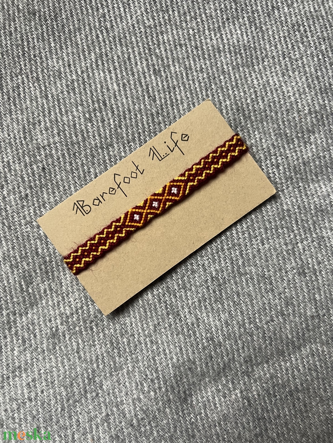 �Törzsfőnök lánya csomózott karkötő - ékszer - karkötő - fonott karkötő - Meska.hu