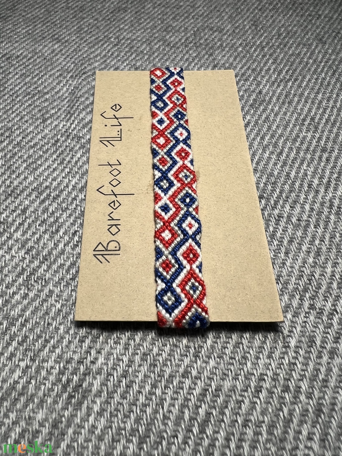 �Emily Párizsban csomózott karkötő - ékszer - karkötő - fonott karkötő - Meska.hu