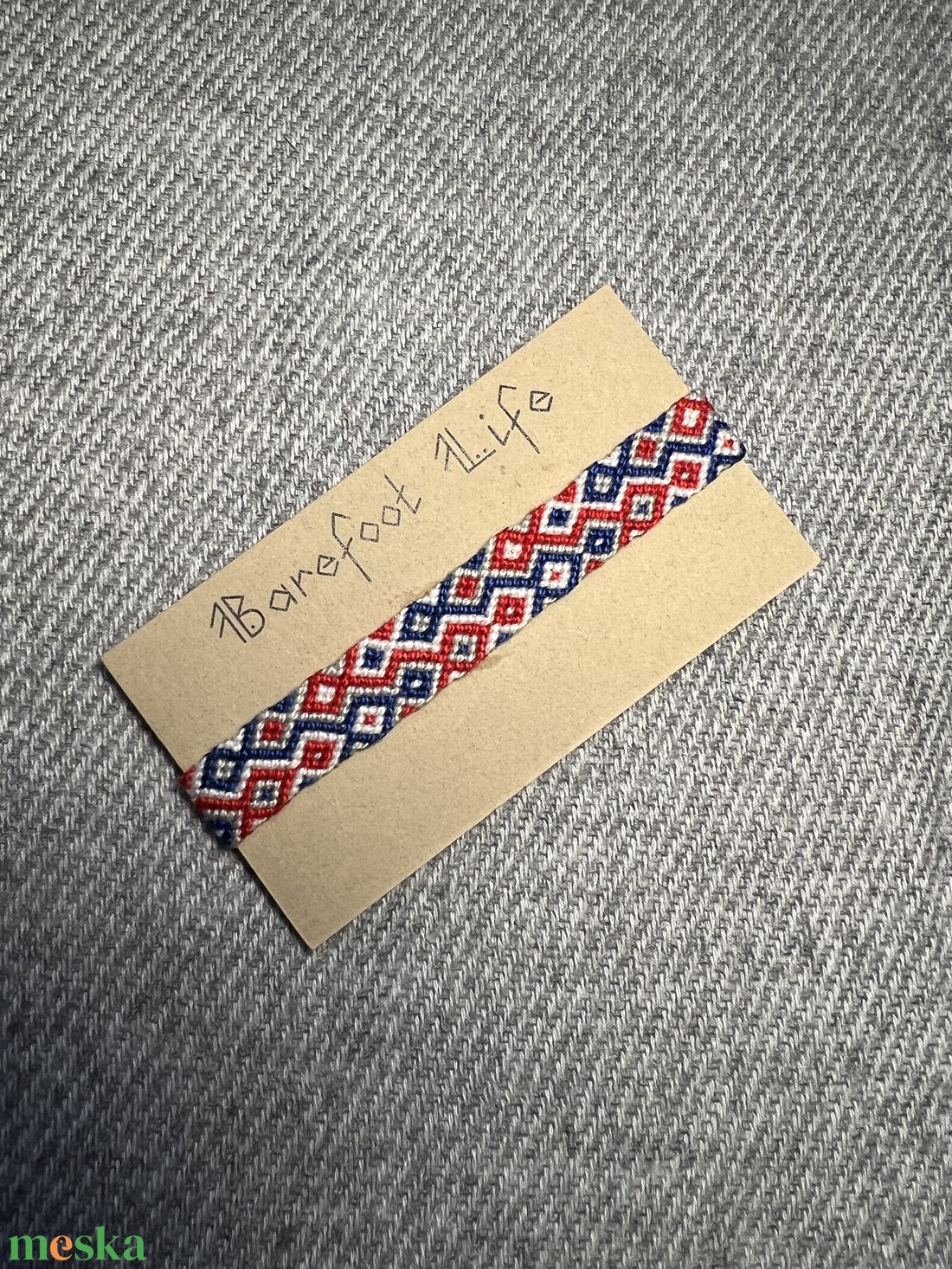 �Emily Párizsban csomózott karkötő - ékszer - karkötő - fonott karkötő - Meska.hu