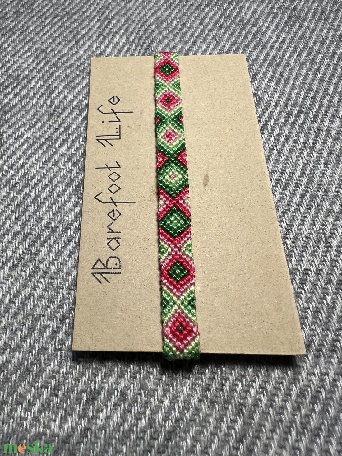 �Epres Limonádé csomózott karkötő - ékszer - karkötő - fonott karkötő - Meska.hu