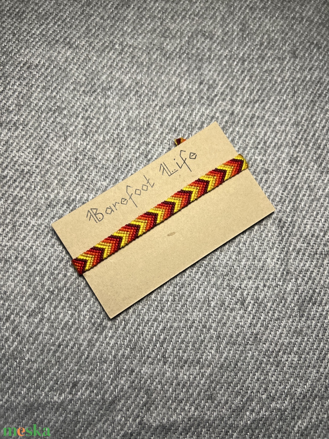 �Meleg nyári nap csomózott karkötő - ékszer - karkötő - fonott karkötő - Meska.hu