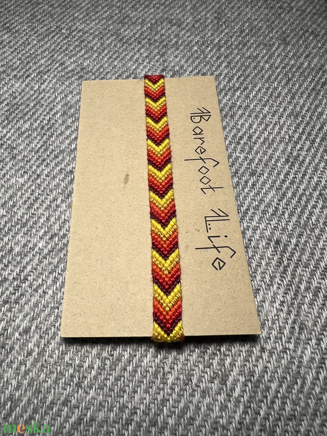 �Meleg nyári nap csomózott karkötő - ékszer - karkötő - fonott karkötő - Meska.hu