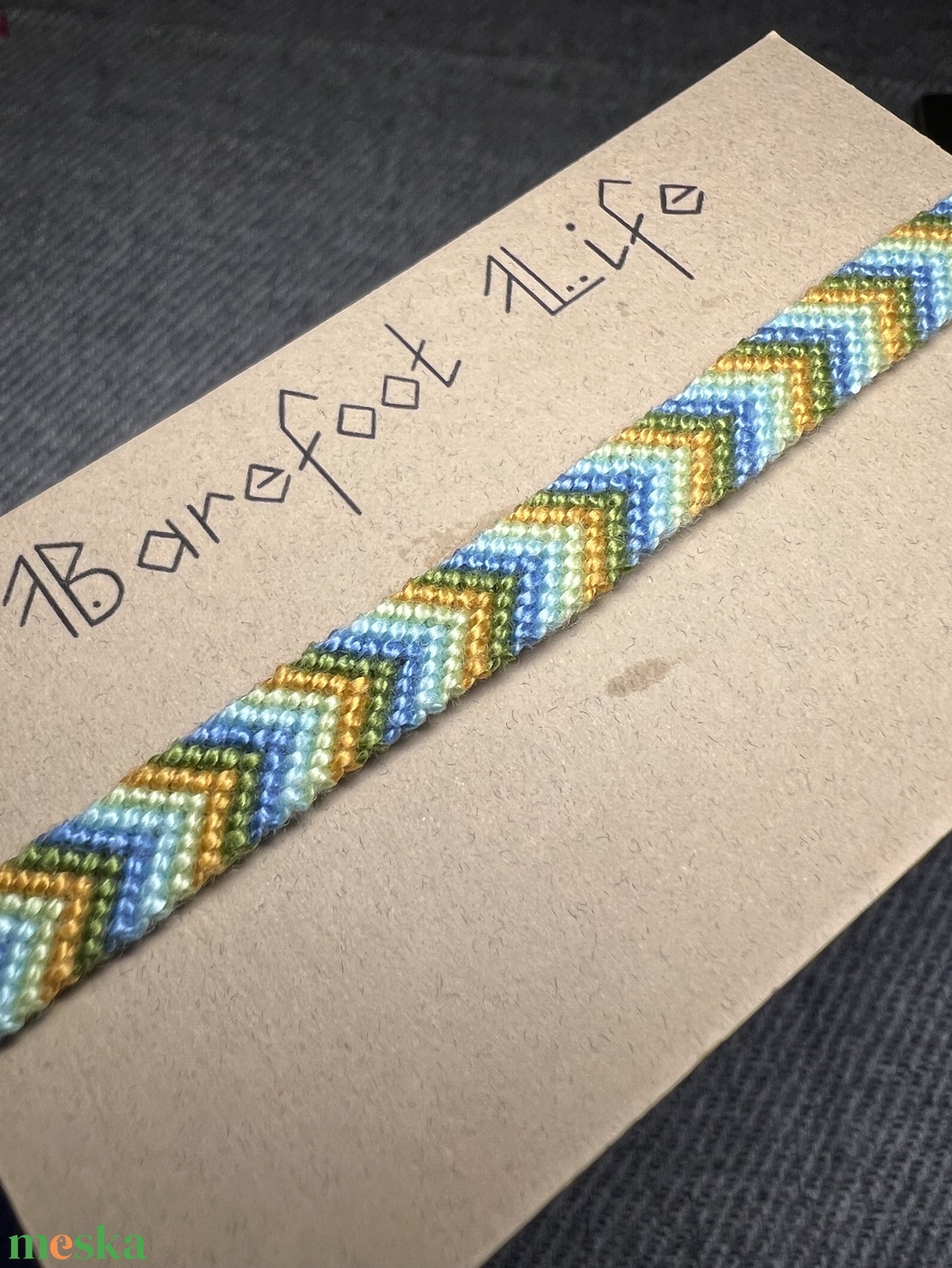 �Kristálytiszta patak csomózott karkötő - ékszer - karkötő - fonott karkötő - Meska.hu