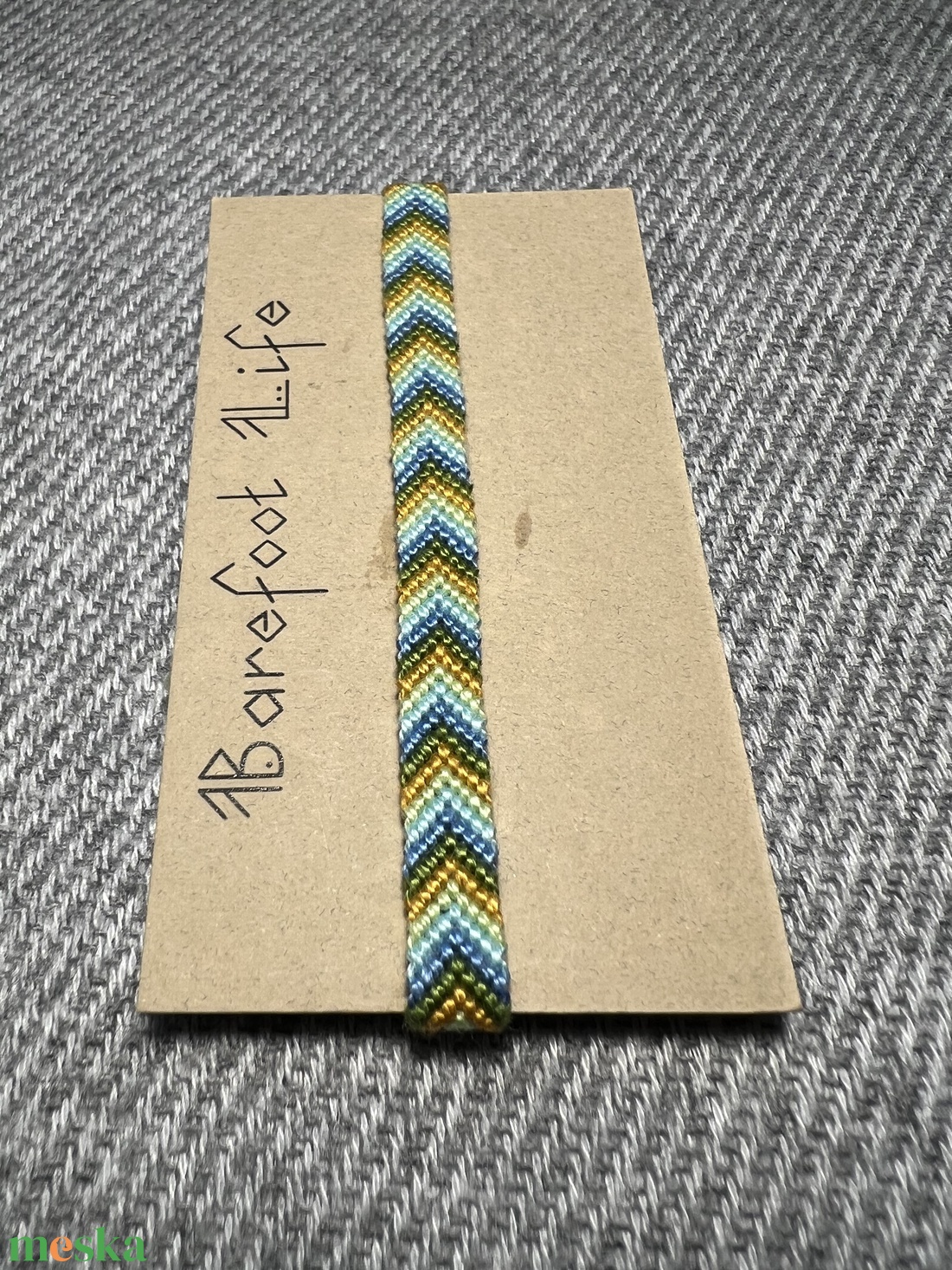 �Kristálytiszta patak csomózott karkötő - ékszer - karkötő - fonott karkötő - Meska.hu