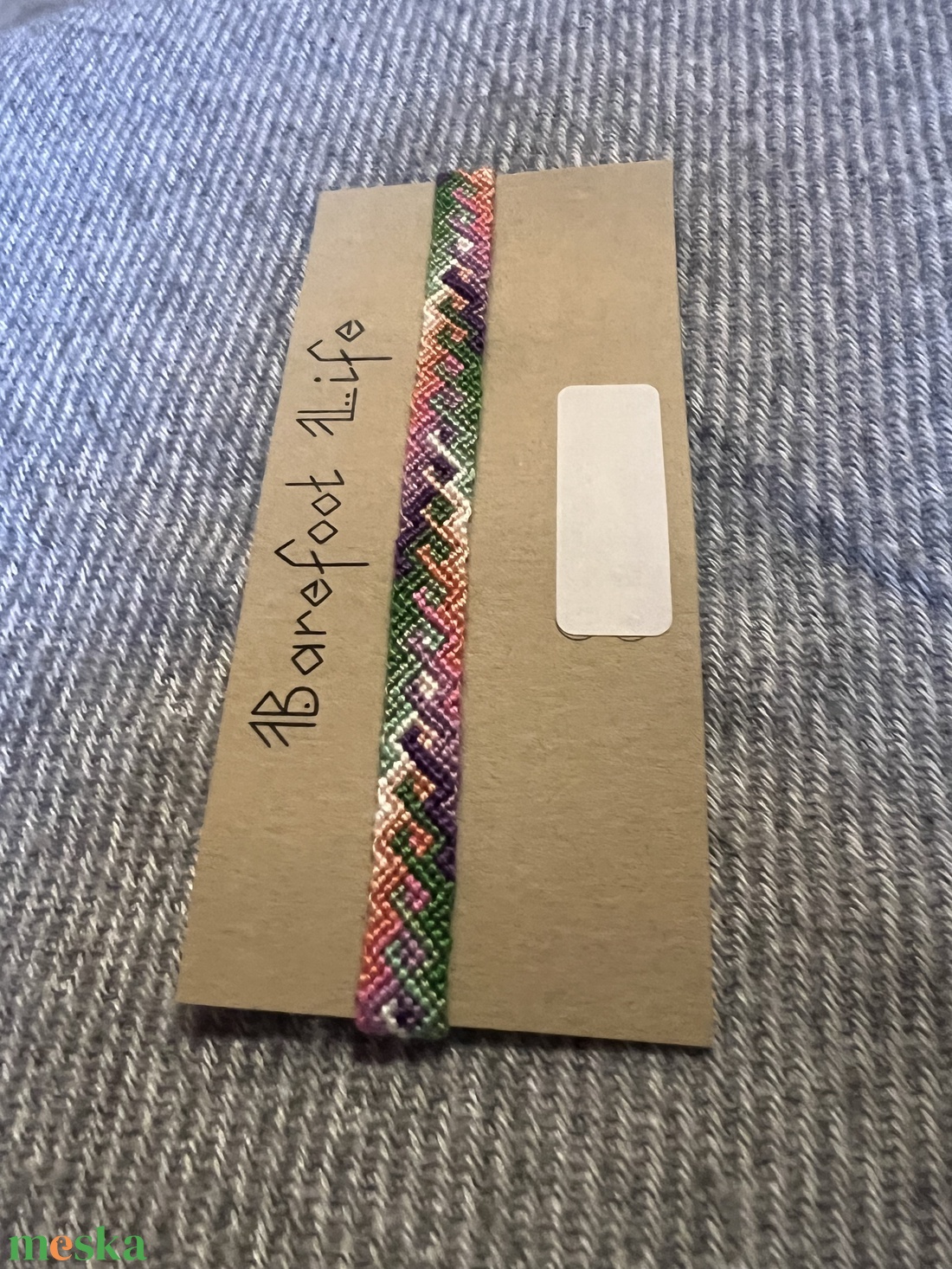 �Alkony hullámai csomózott bokalánc - ékszer - lábdísz és testékszer - bokalánc - Meska.hu