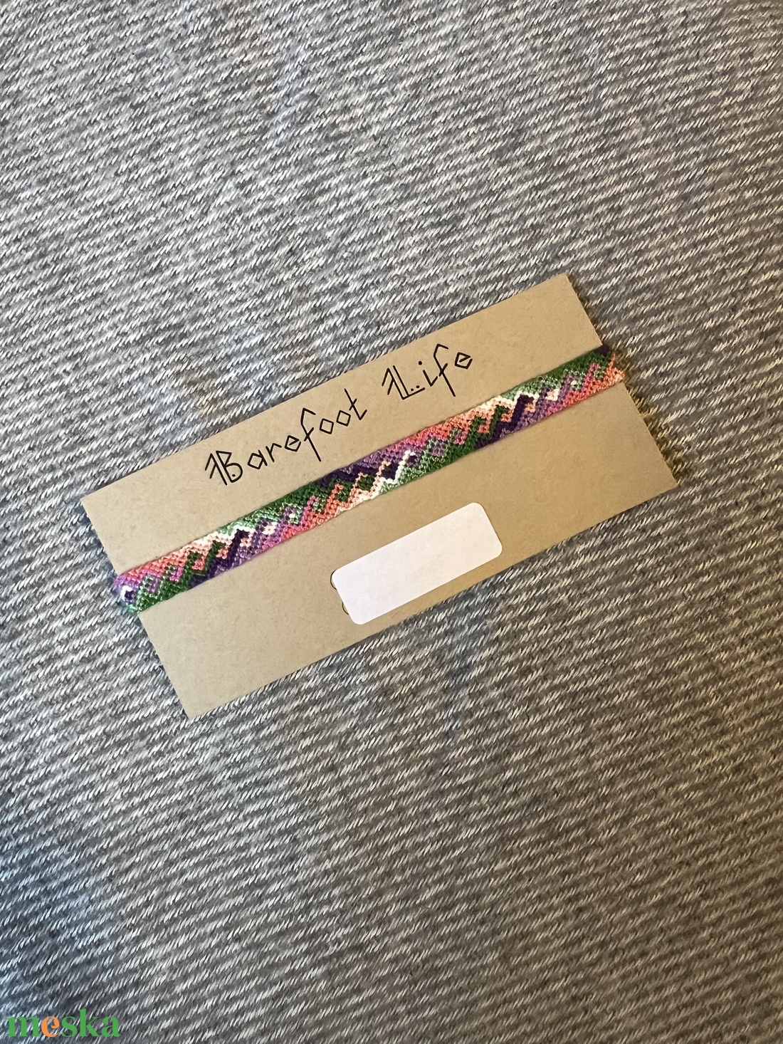 �Alkony hullámai csomózott bokalánc - ékszer - lábdísz és testékszer - bokalánc - Meska.hu