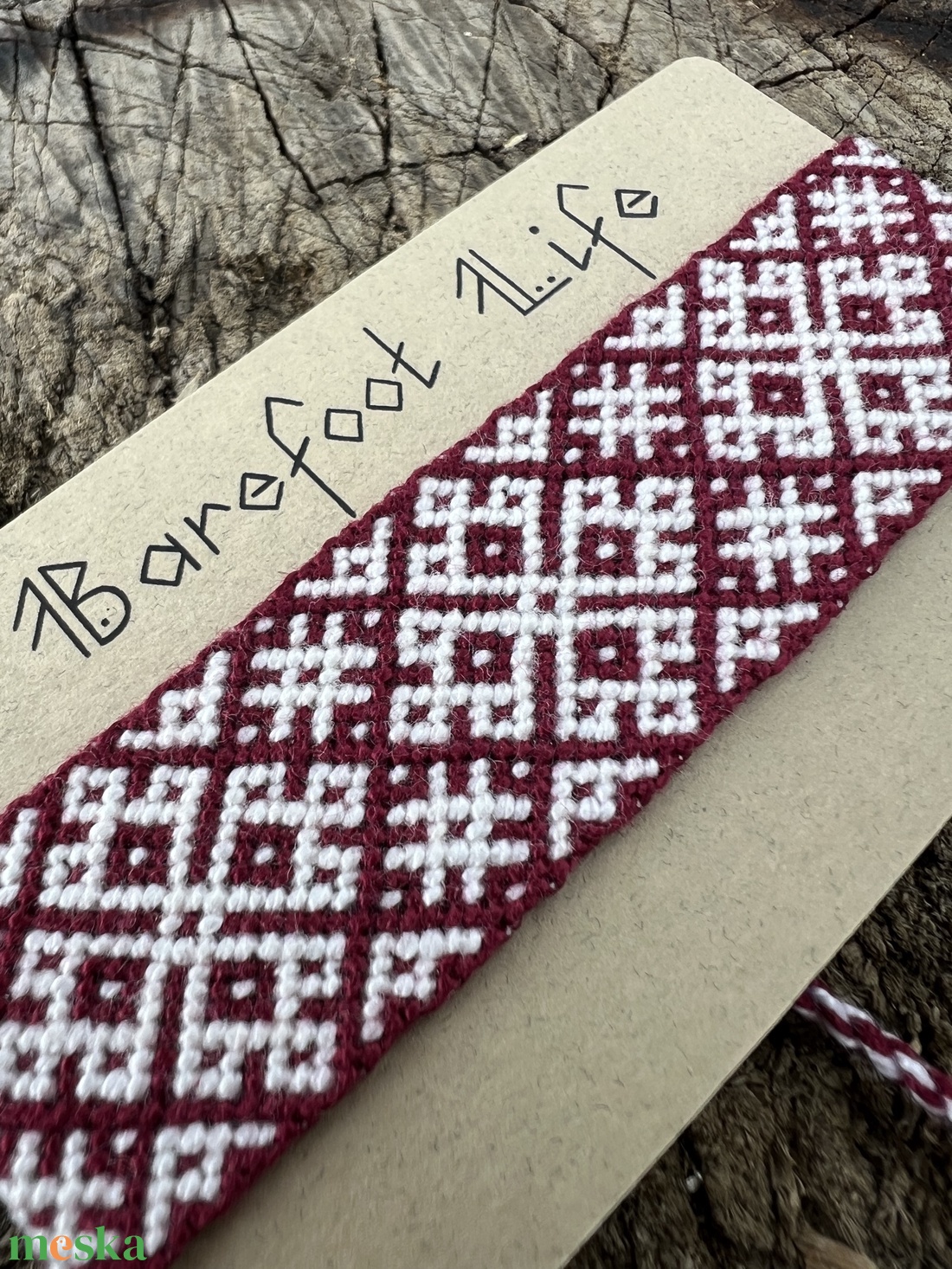 �Bársony álom csomózott karkötő - ékszer - karkötő - fonott karkötő - Meska.hu