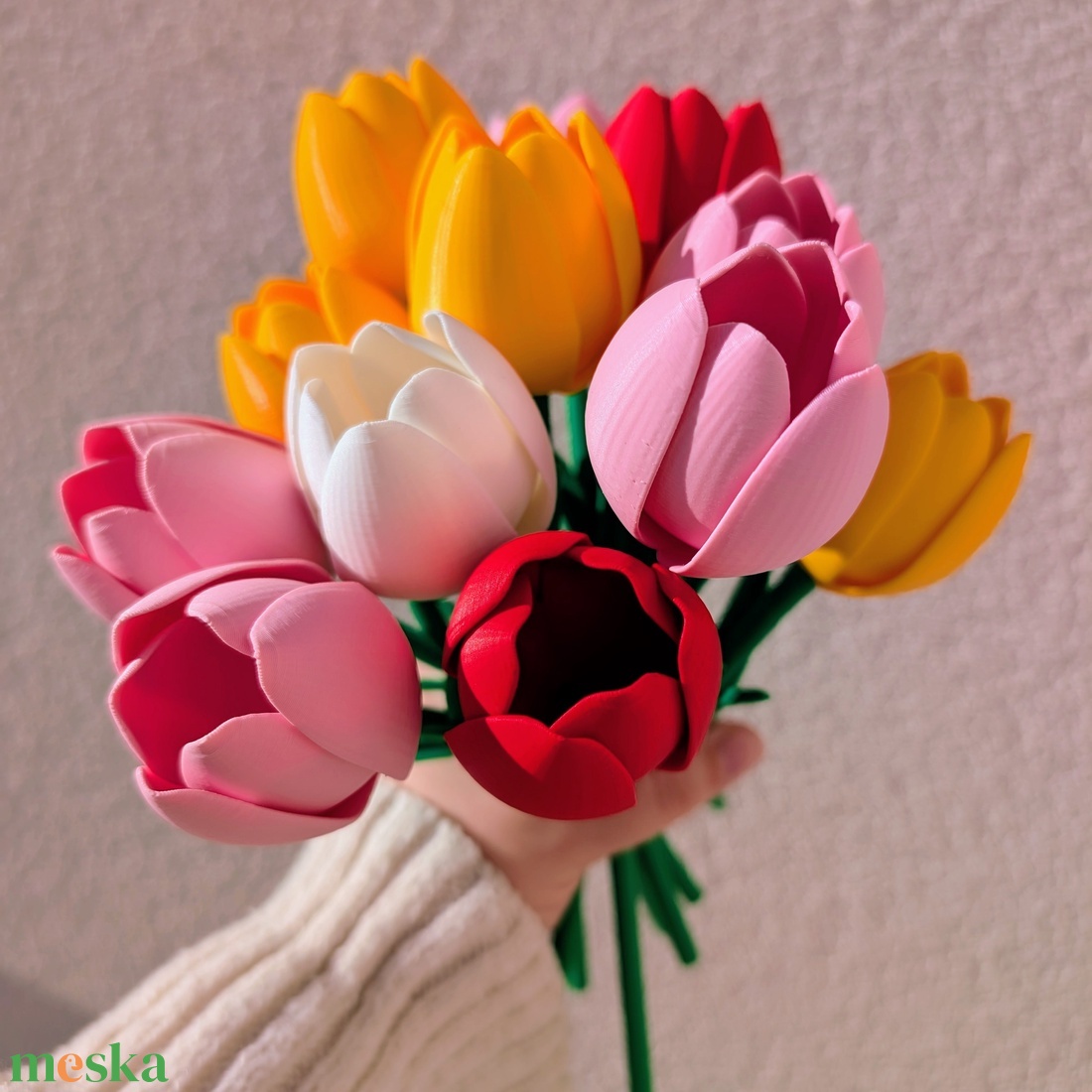 3D nyomtatott tulipán � örök Nőnapi virág - esküvő - emlék & ajándék - szülőköszöntő ajándék - Meska.hu