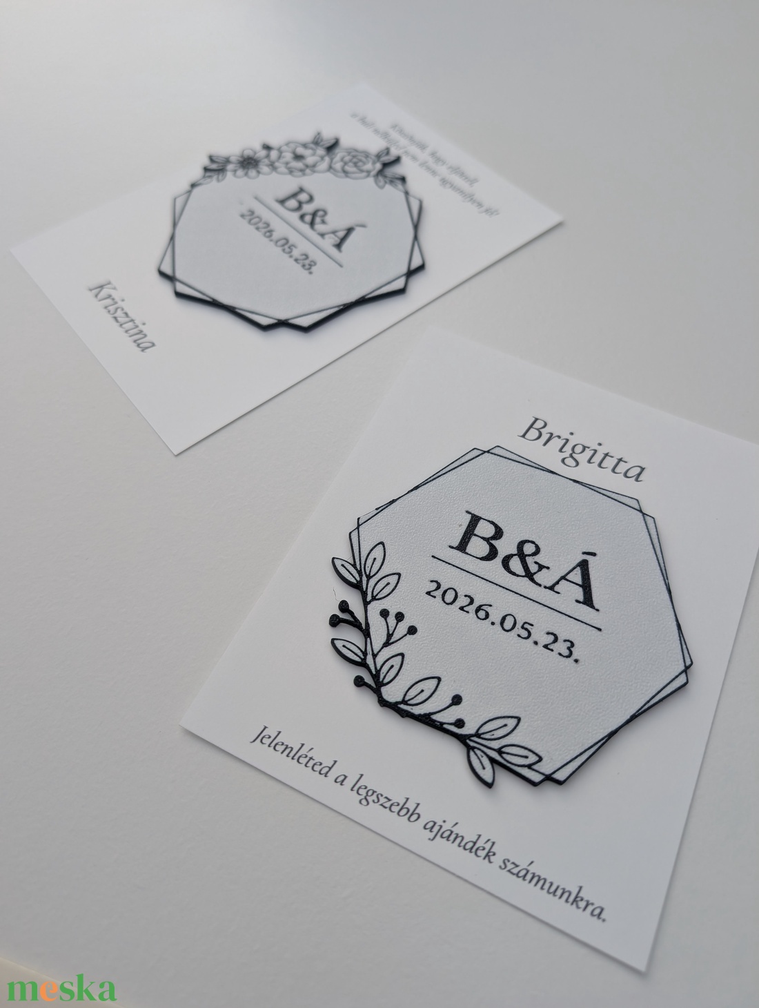 3D nyomtatott köszönőajándék - esküvő - emlék & ajándék - köszönőajándék - Meska.hu