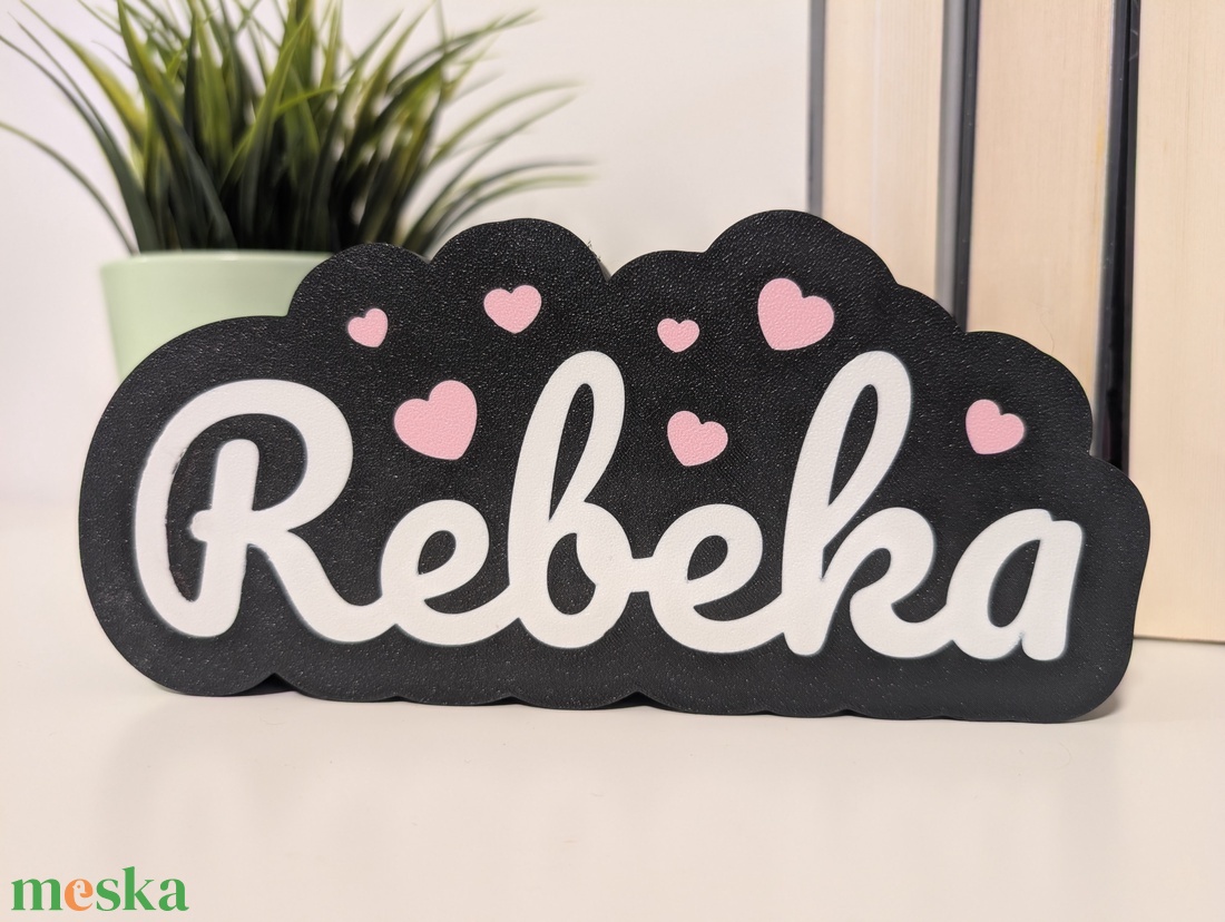 Egyedi névtáblás LED lámpa  - baba - mama - babaszoba dekoráció - babanév dekoráció - Meska.hu