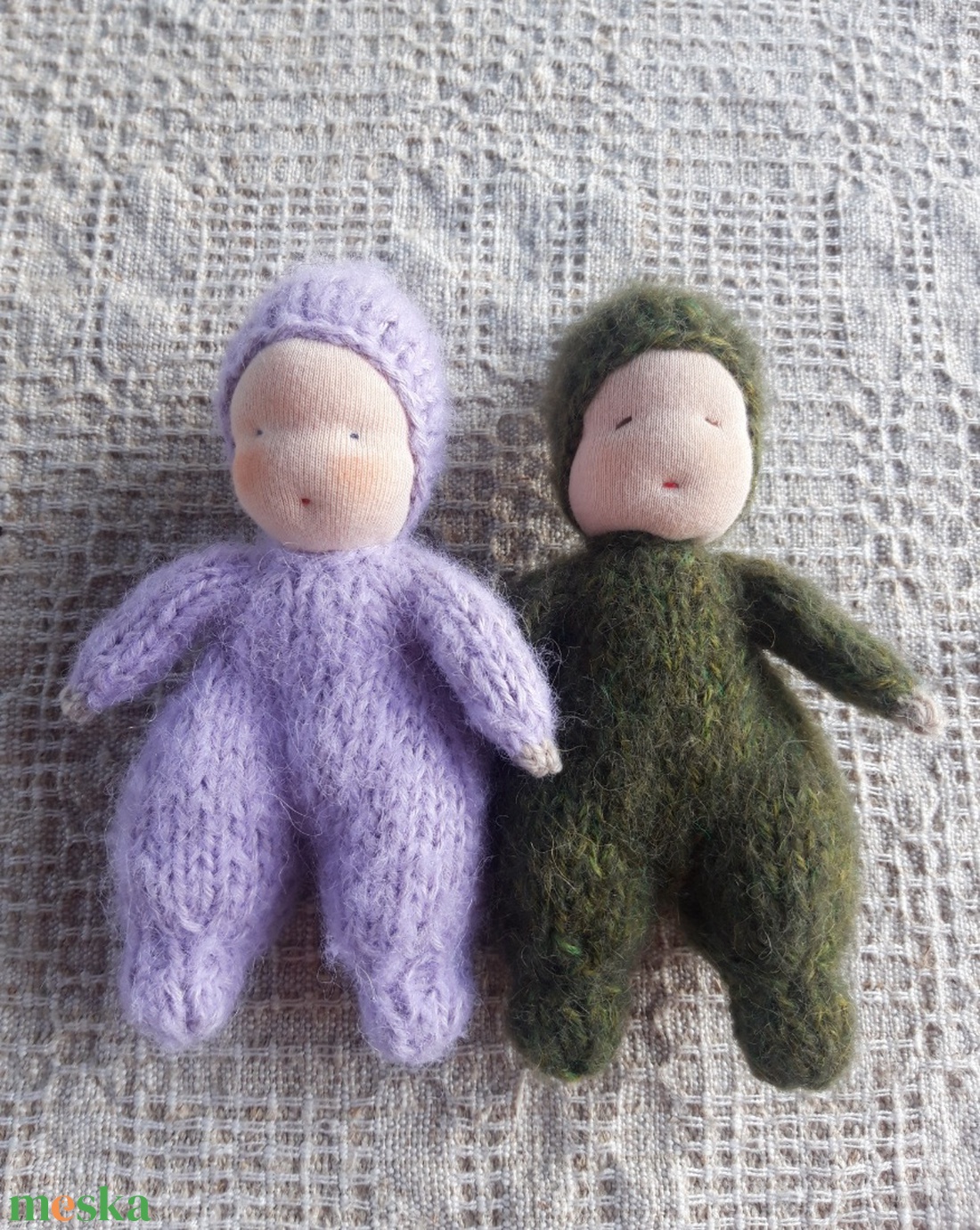 Kötött mini baba gyapjúból - játék & sport - készségfejlesztő és logikai játék - montessori szivárvány, waldorf játékok - Meska.hu Kötött mini baba gyapjúból - játék & sport - készségfejlesztő és logikai játék - montessori szivárvány, waldorf játékok - Meska.hu