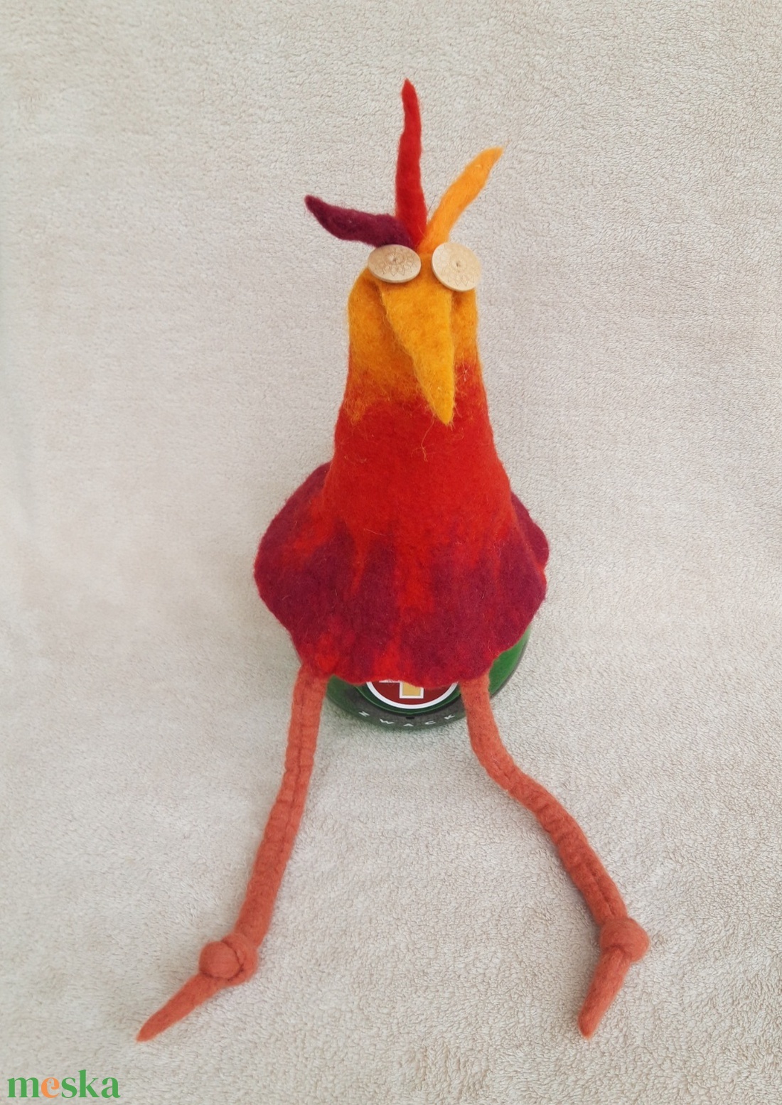 Nemez madár - játék & sport - készségfejlesztő és logikai játék - montessori szivárvány, waldorf játékok - Meska.hu