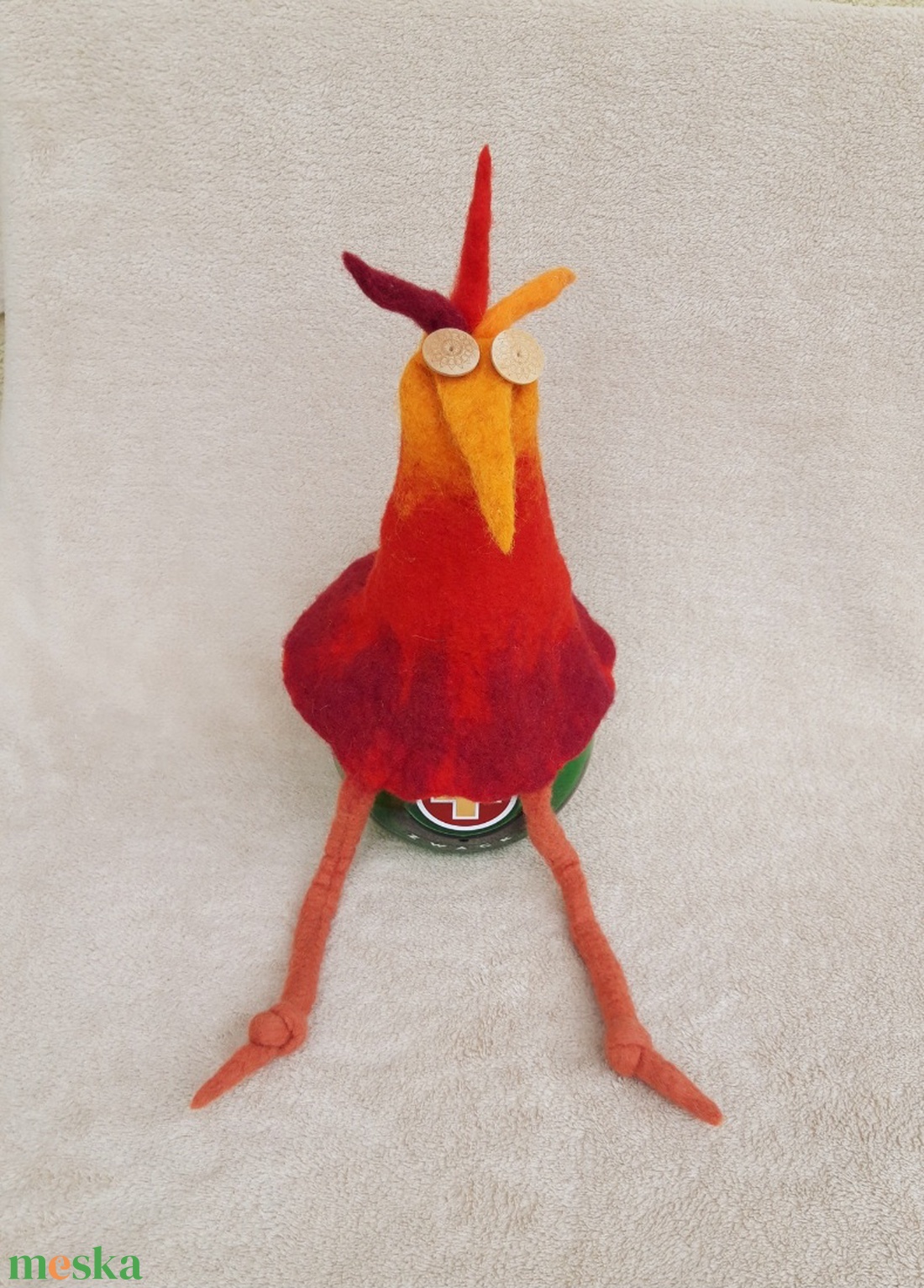 Nemez madár - játék & sport - készségfejlesztő és logikai játék - montessori szivárvány, waldorf játékok - Meska.hu